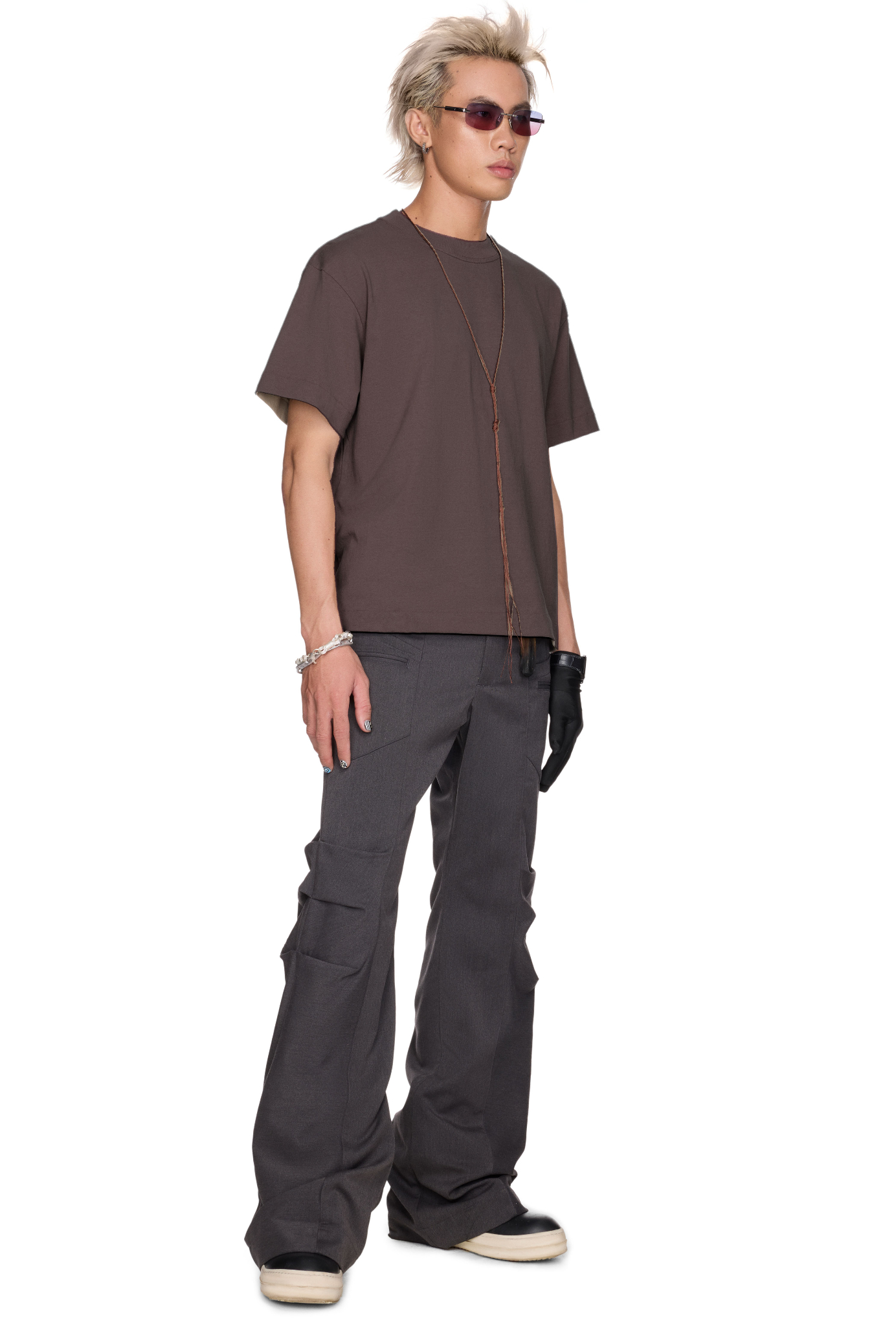 BEUTER® BLANK MOCHA BOXY T-SHIRT