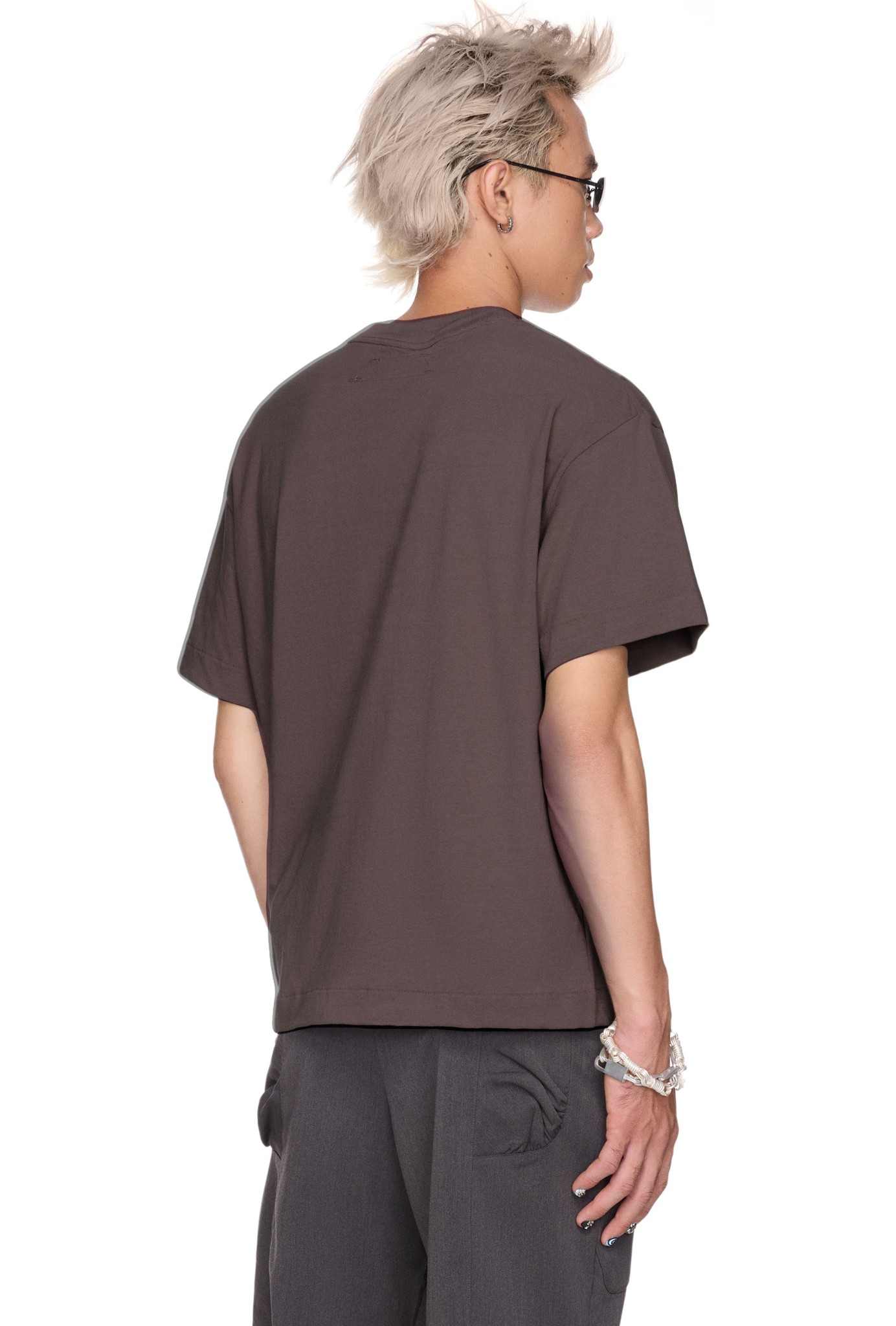 BEUTER® BLANK MOCHA BOXY T-SHIRT