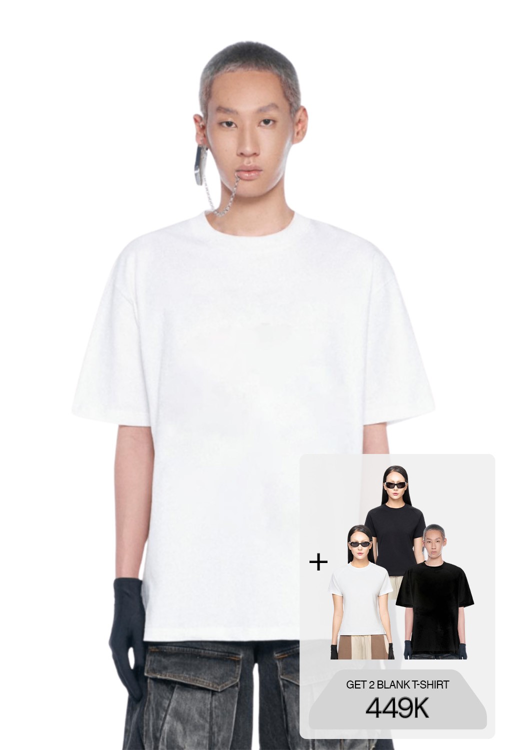 BEUTER® BLANK WHITE T-SHIRT