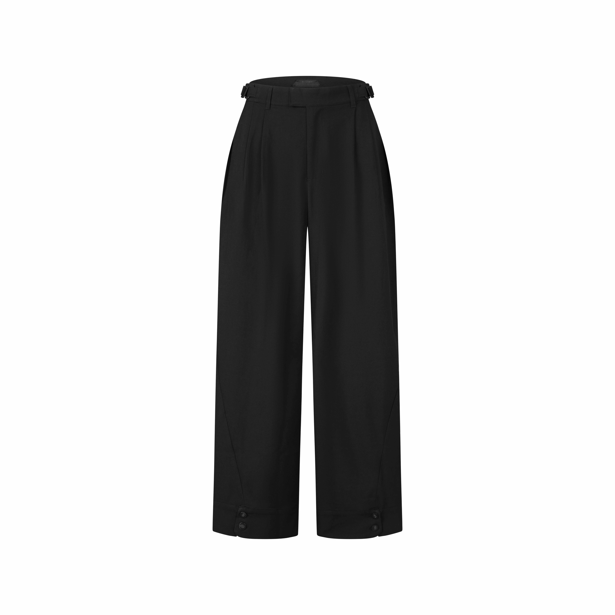 BEUTER BLACK WIDE LEG TROUSERS