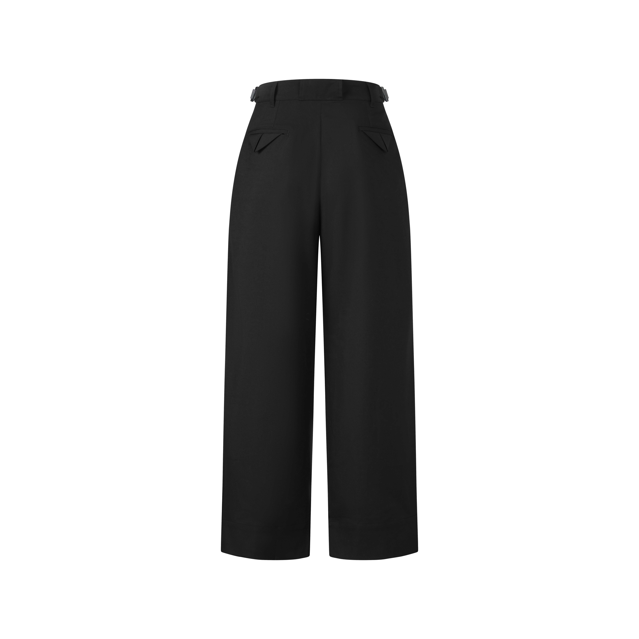 BEUTER BLACK WIDE LEG TROUSERS