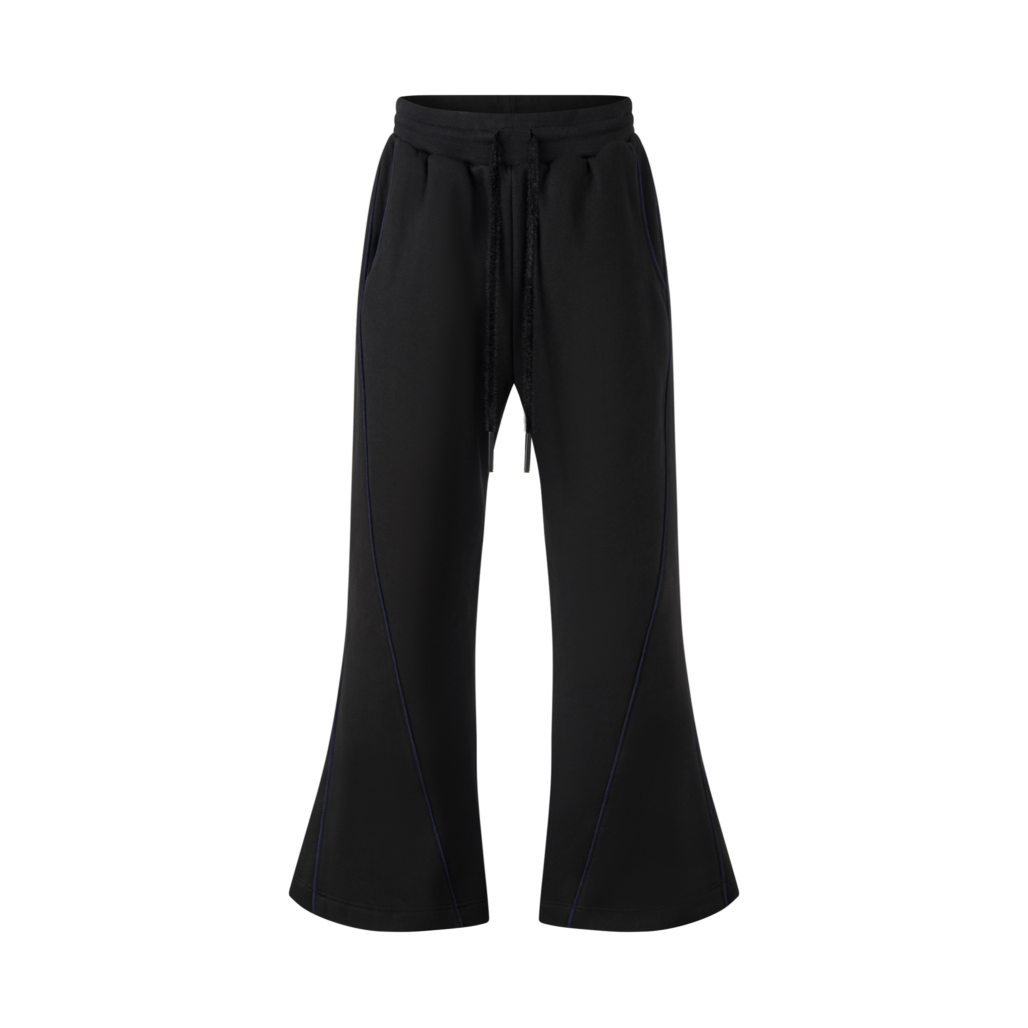 BEUTER® BLACK FLARE SWEATPANTS