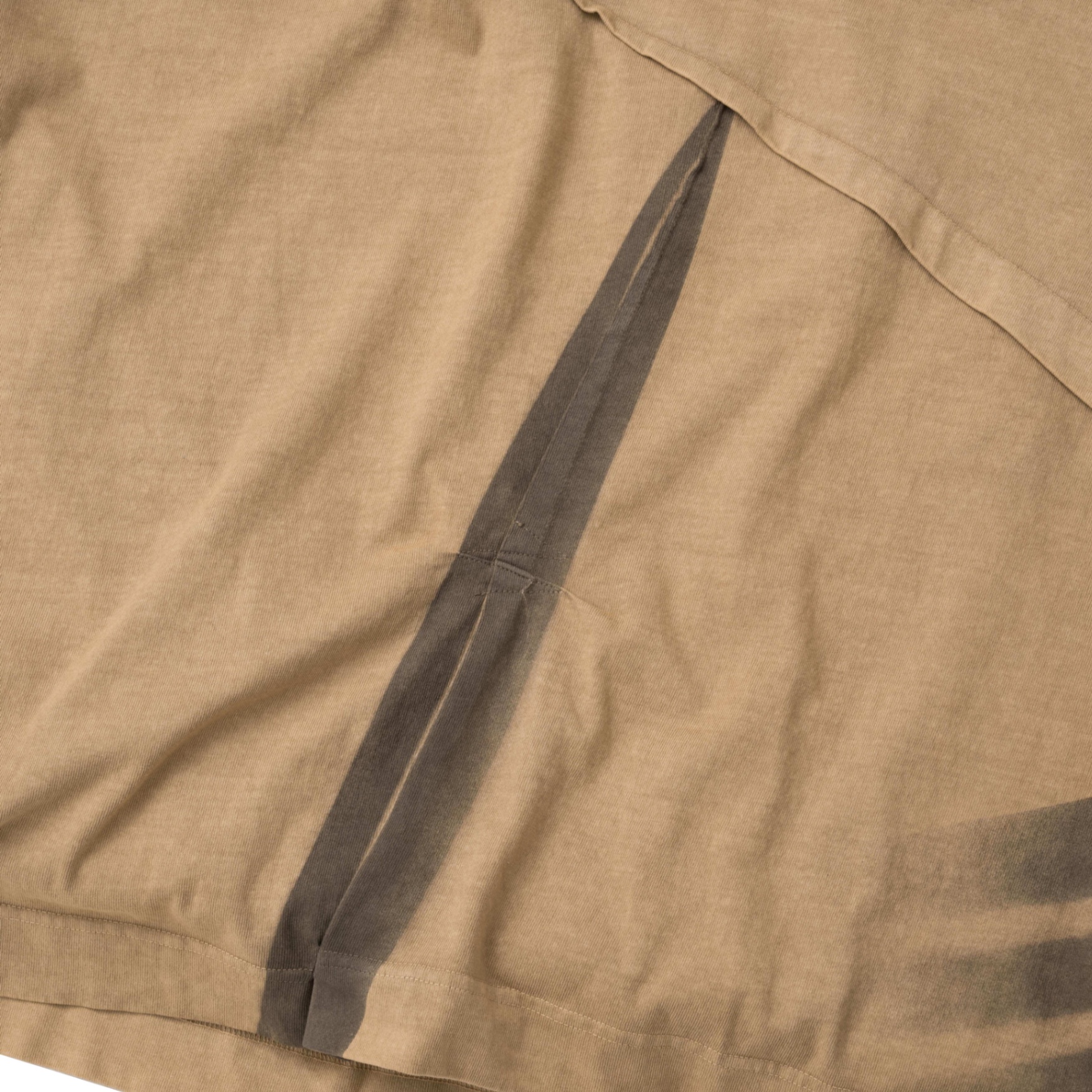 BEUTER® LIGHT BROWN WRINKLED T-SHIRT