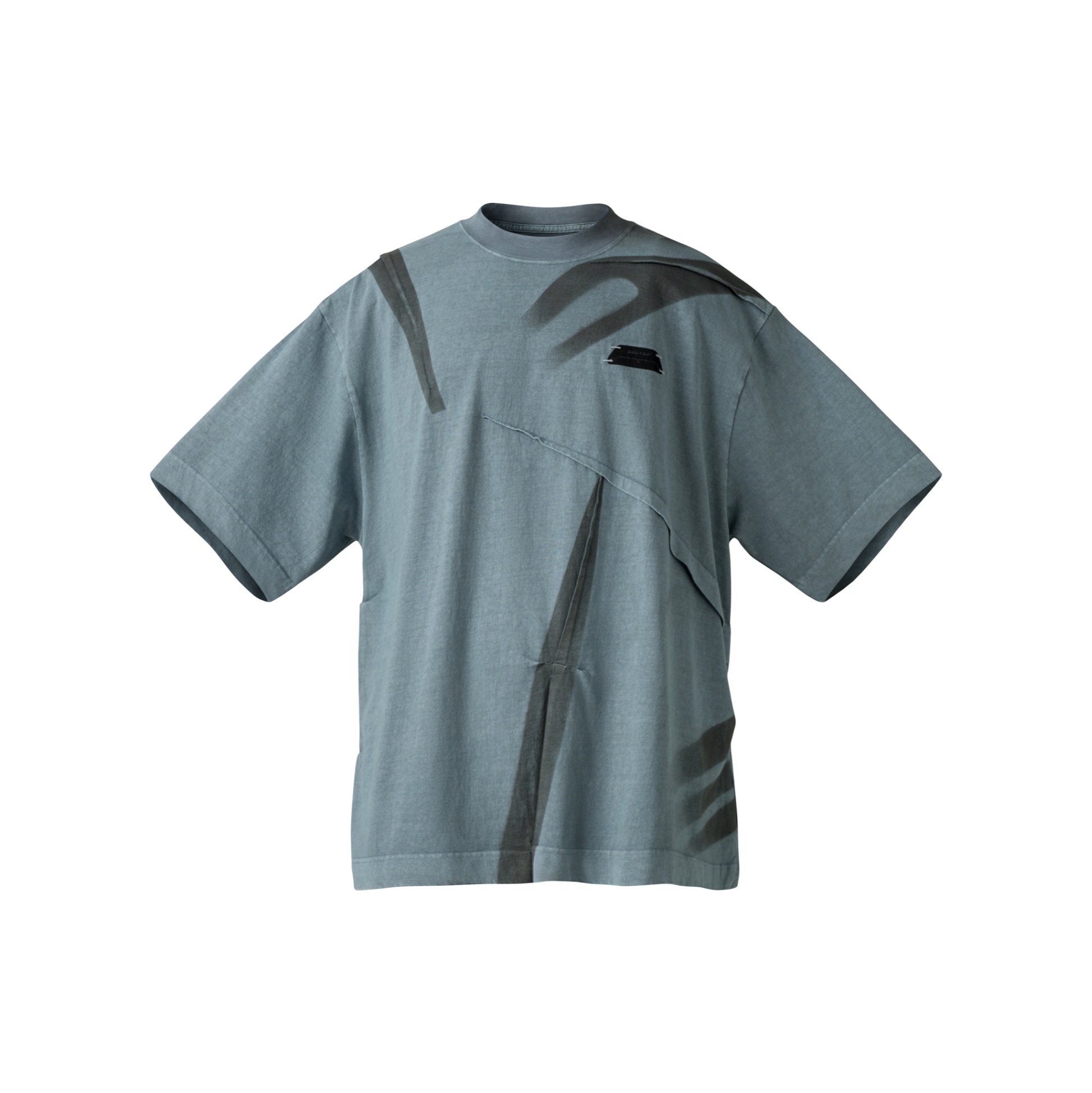 BEUTER® GREY STONE WRINKLED T-SHIRT