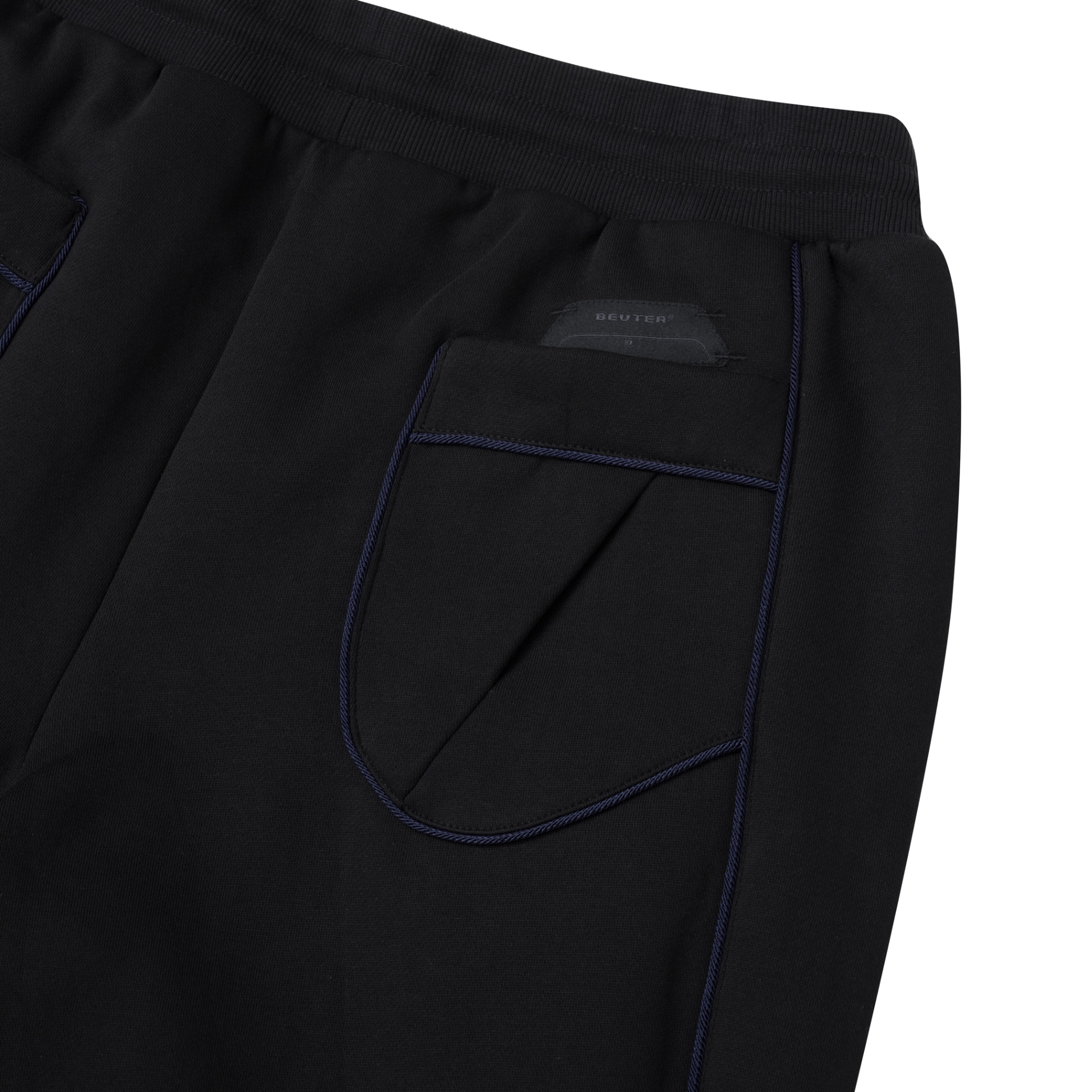 BEUTER® BLACK FLARE SWEATPANTS