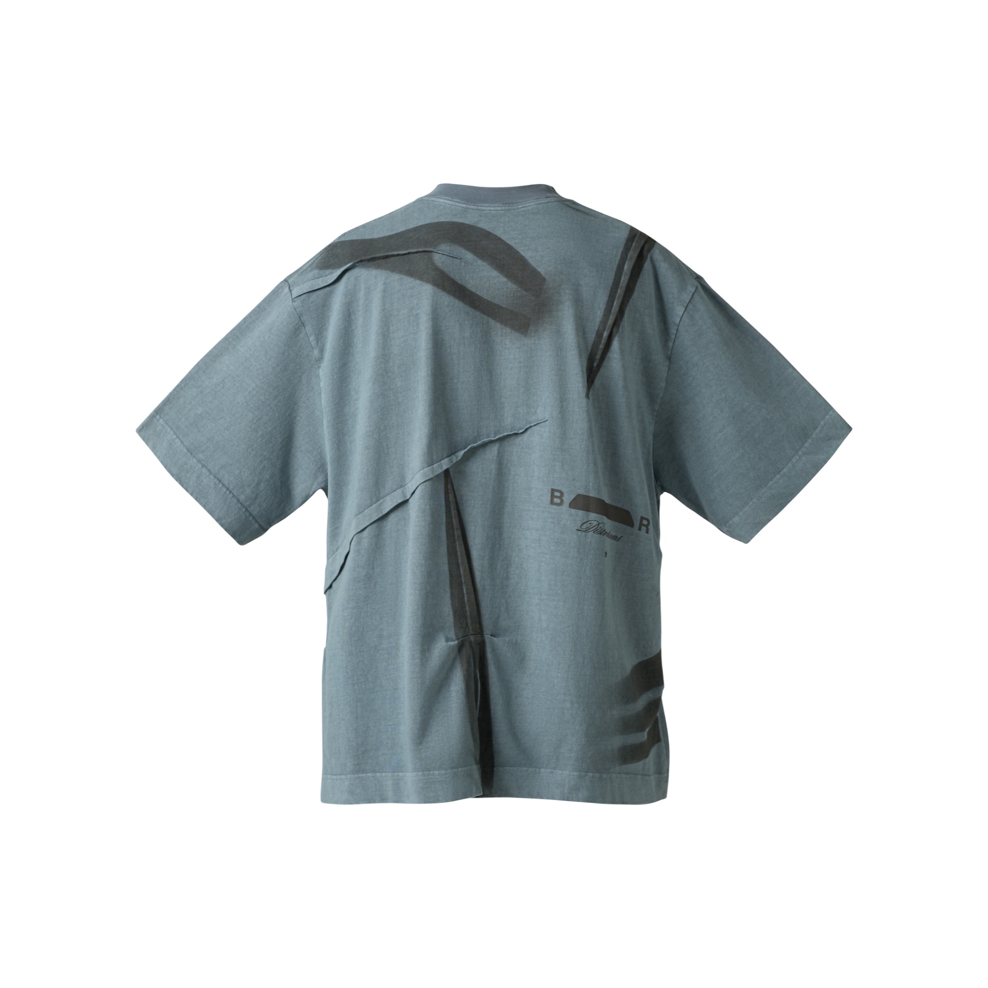 BEUTER® GREY STONE WRINKLED T-SHIRT