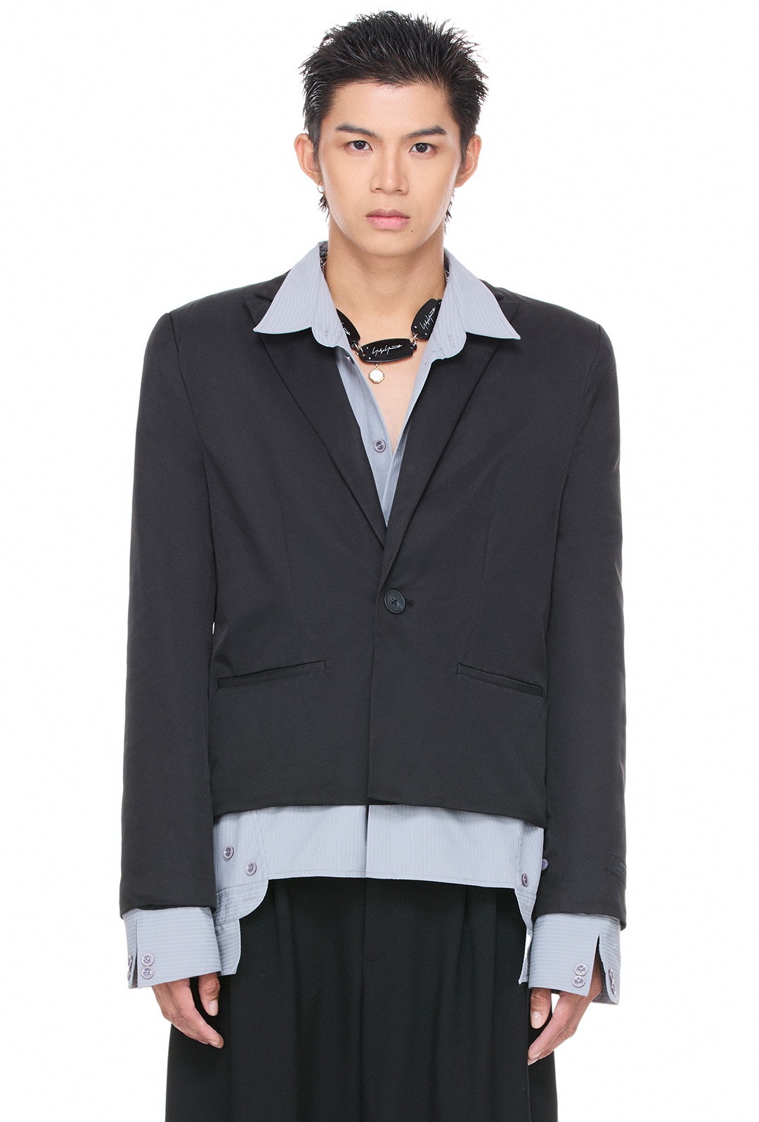 BEUTER® WMNS FITTED BLAZER - BLACK