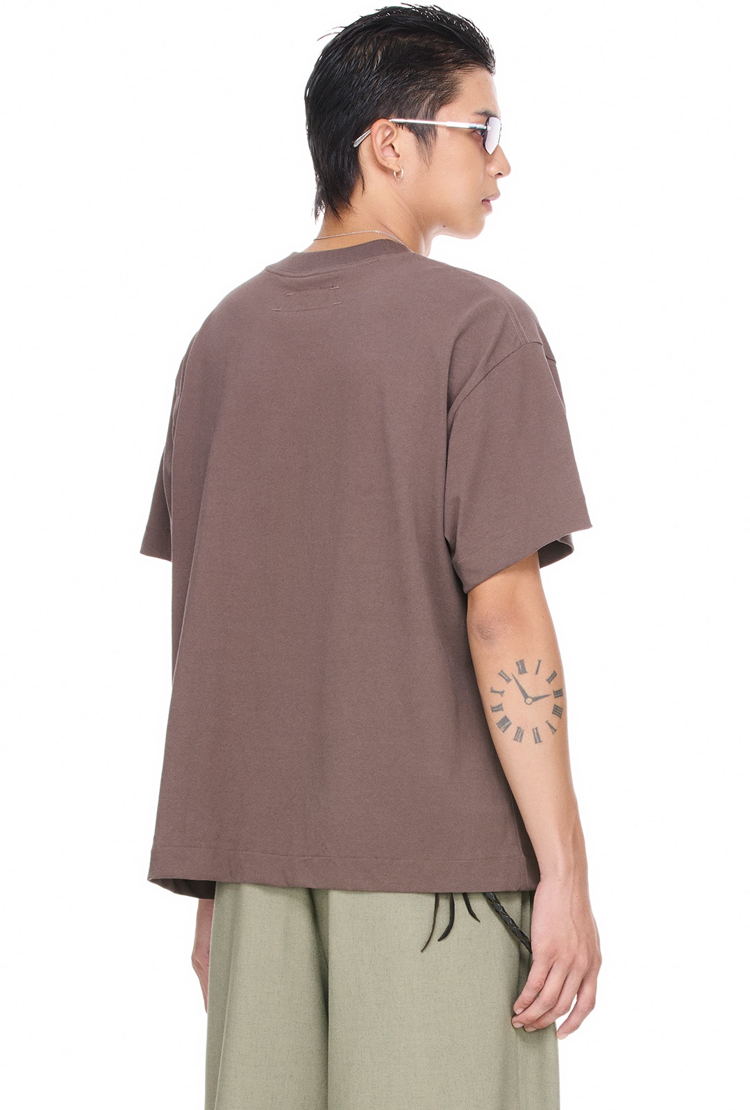 BEUTER® BLANK MOCHA BOXY T-SHIRT