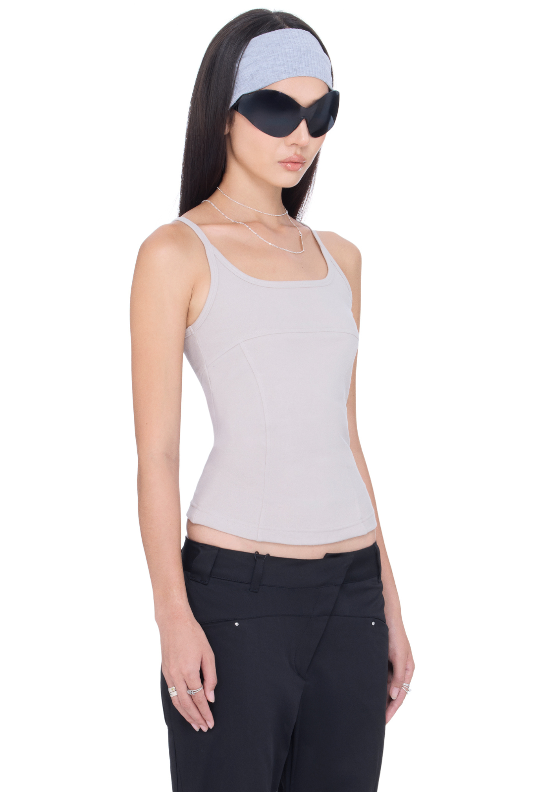 BEUTER® WMNS GREIGE TANK TOP - BEIGE