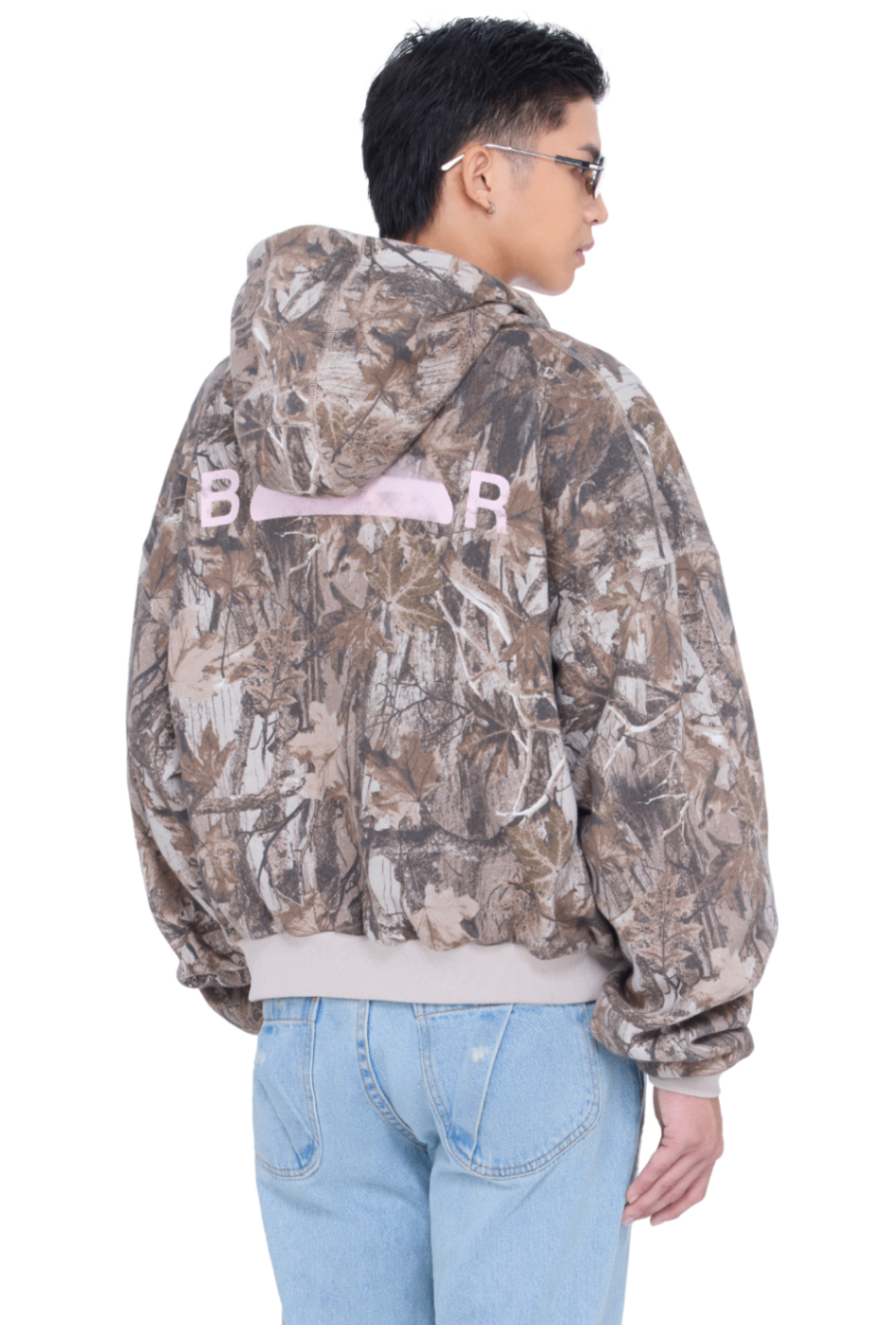 BEUTER® MENTAL HELL CAMO BOXY ZIP HOODIE