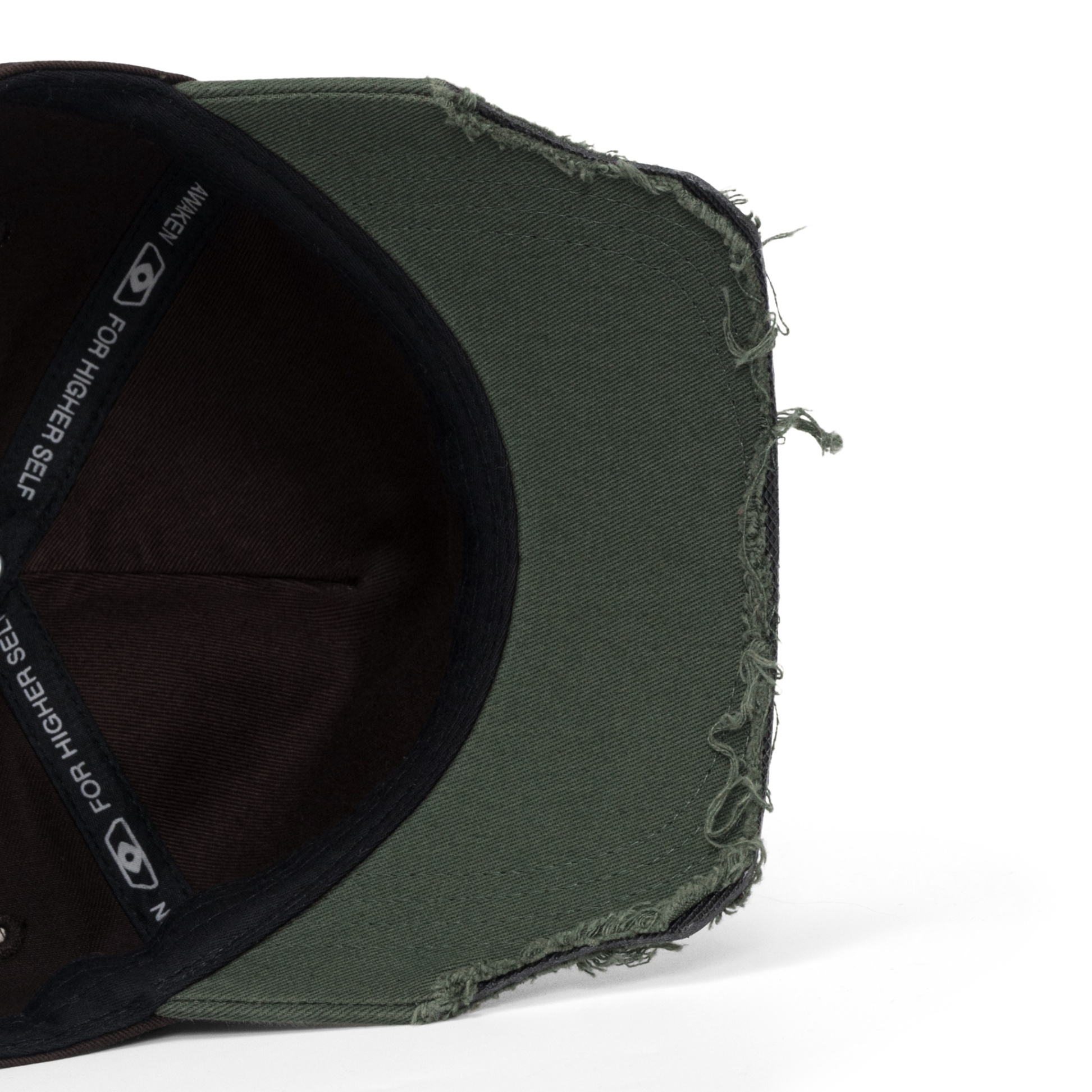BEUTER® TWO-TONE DISTRESSED CAP - BROWN