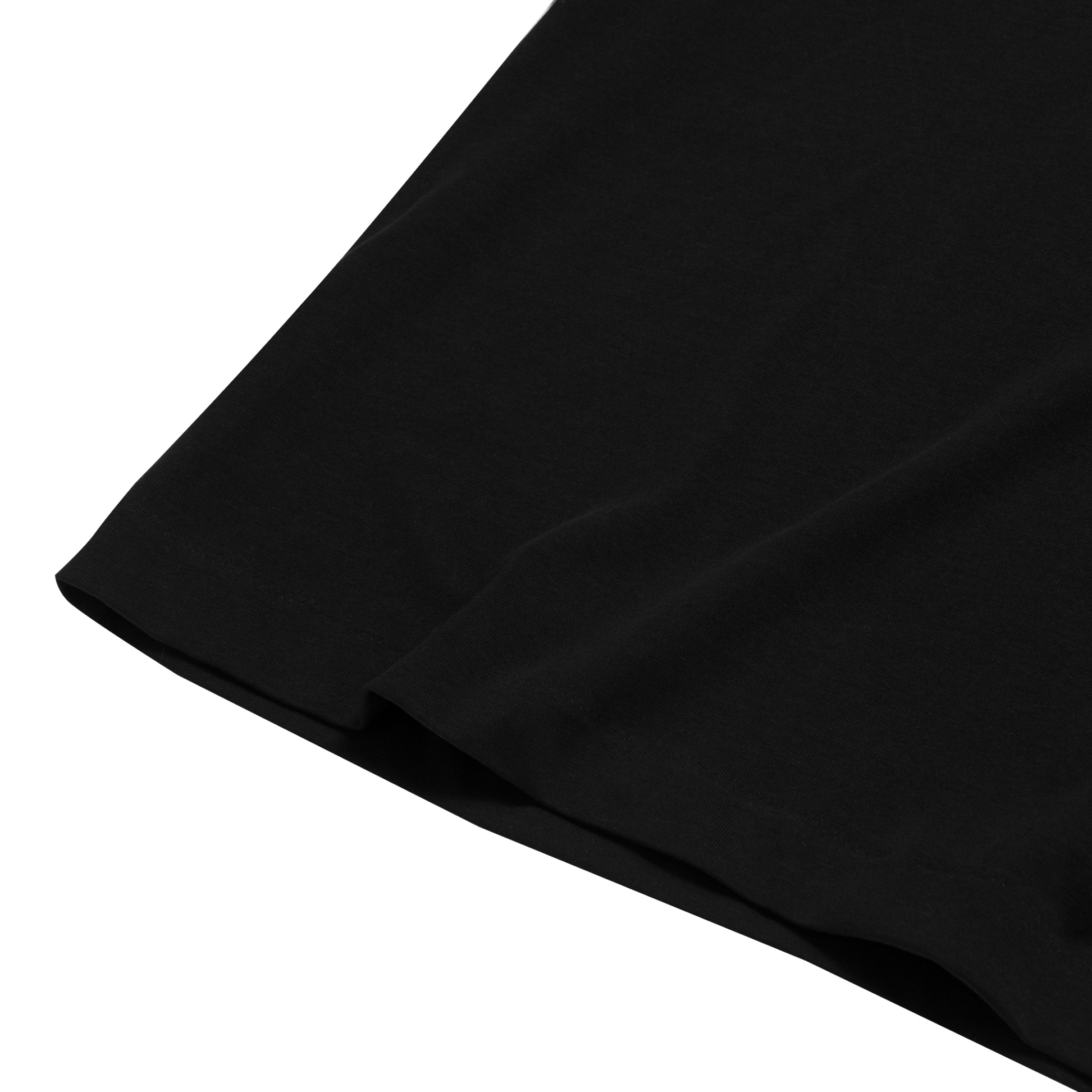BEUTER® BLANK BLACK BOXY V-NECK T- SHIRT