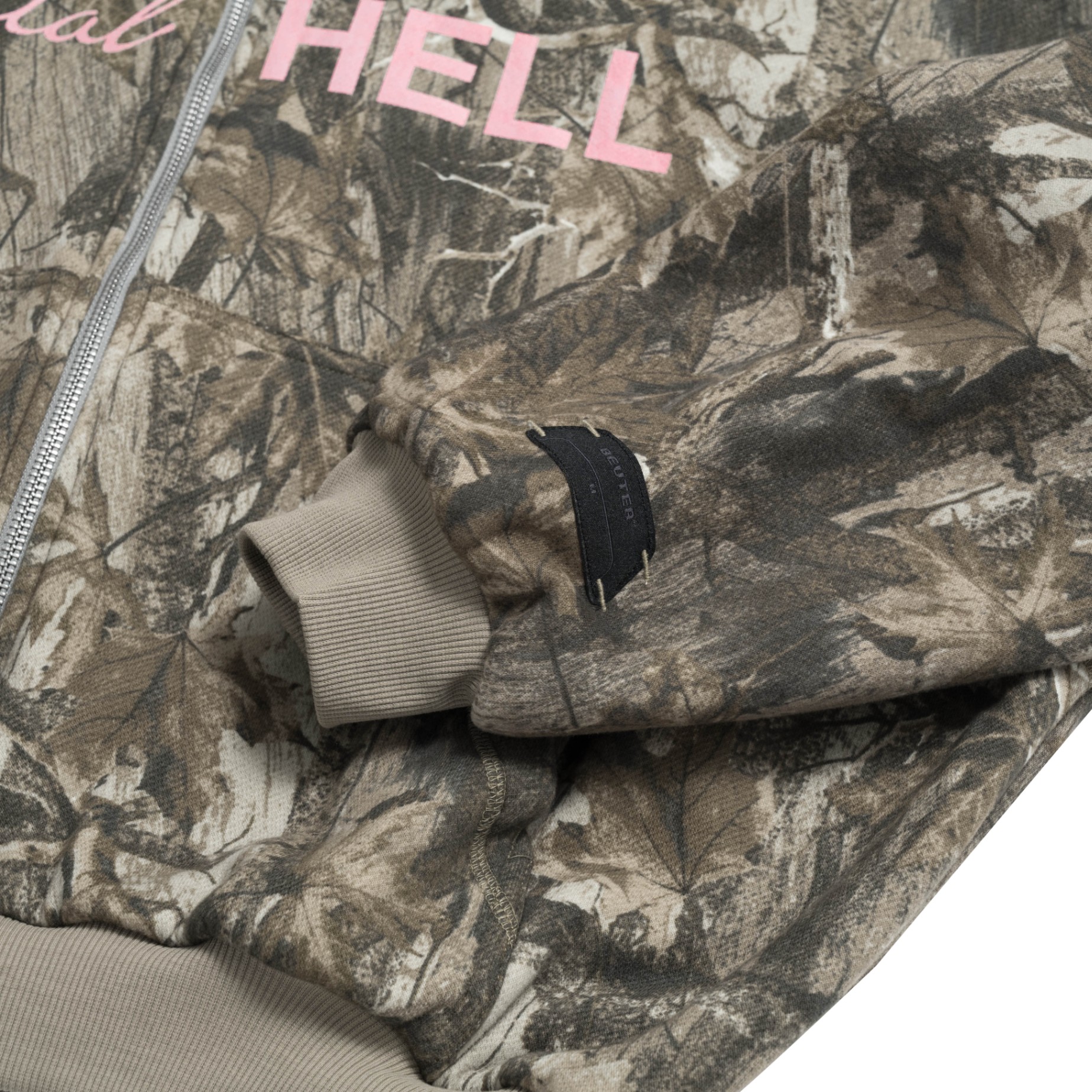 BEUTER® MENTAL HELL CAMO BOXY ZIP HOODIE