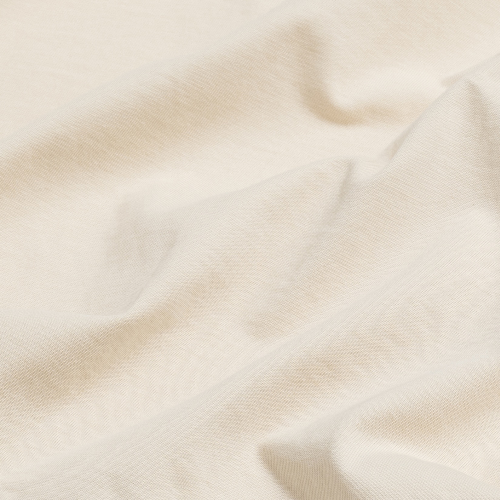 BEUTER® BLANK CREAM BOXY V-NECK LONG SLEEVE T-SHIRT
