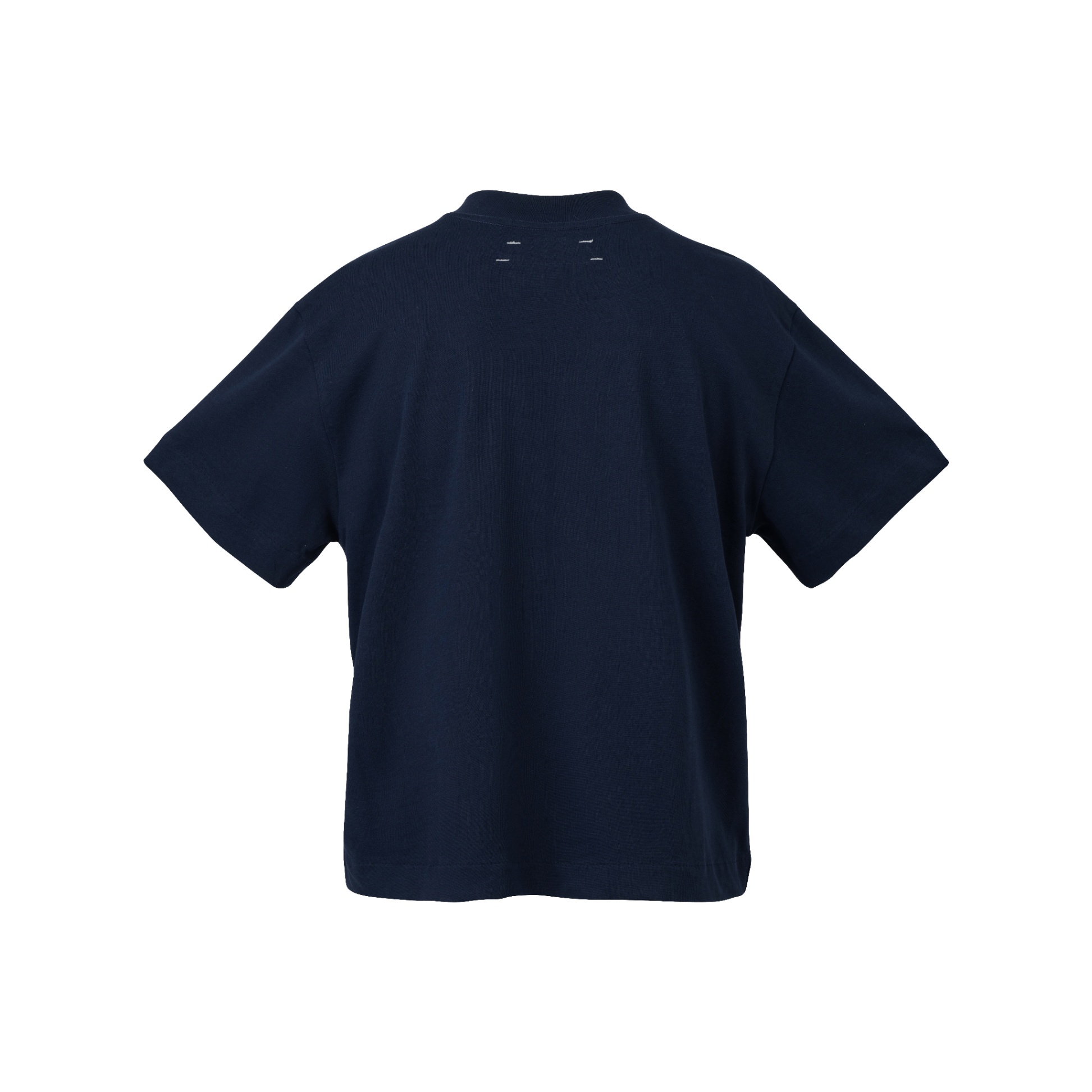BEUTER® BLANK NAVY BOXY V-NECK T- SHIRT