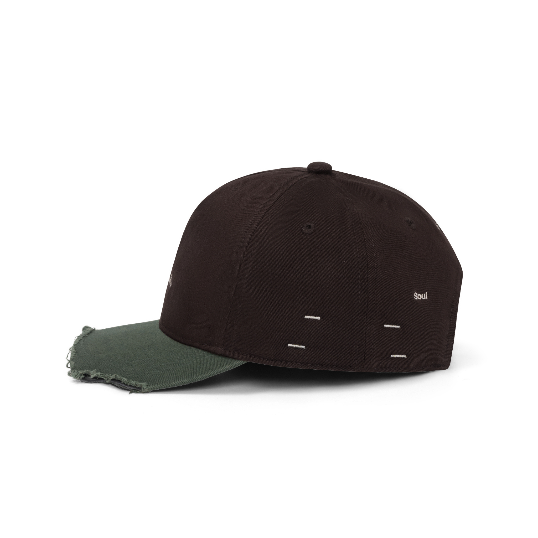BEUTER® TWO-TONE DISTRESSED CAP - BROWN