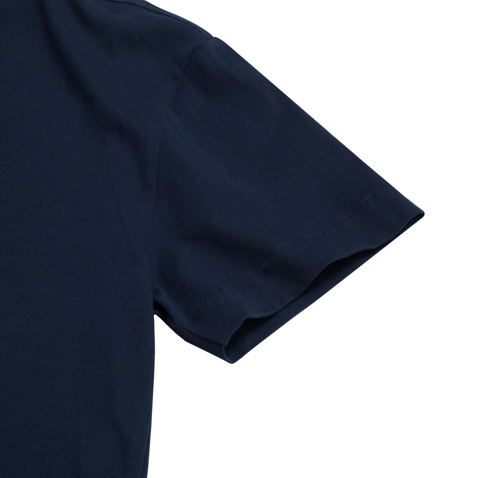 BEUTER® BLANK NAVY BOXY V-NECK T- SHIRT