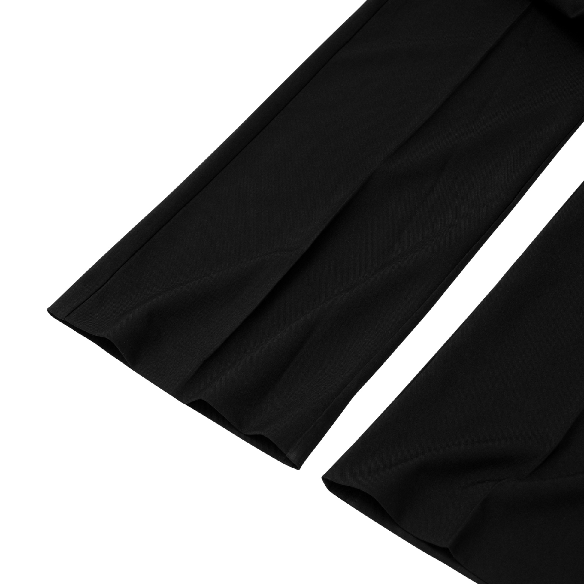 BEUTER® BLACK TECHNICAL FLARED TROUSERS