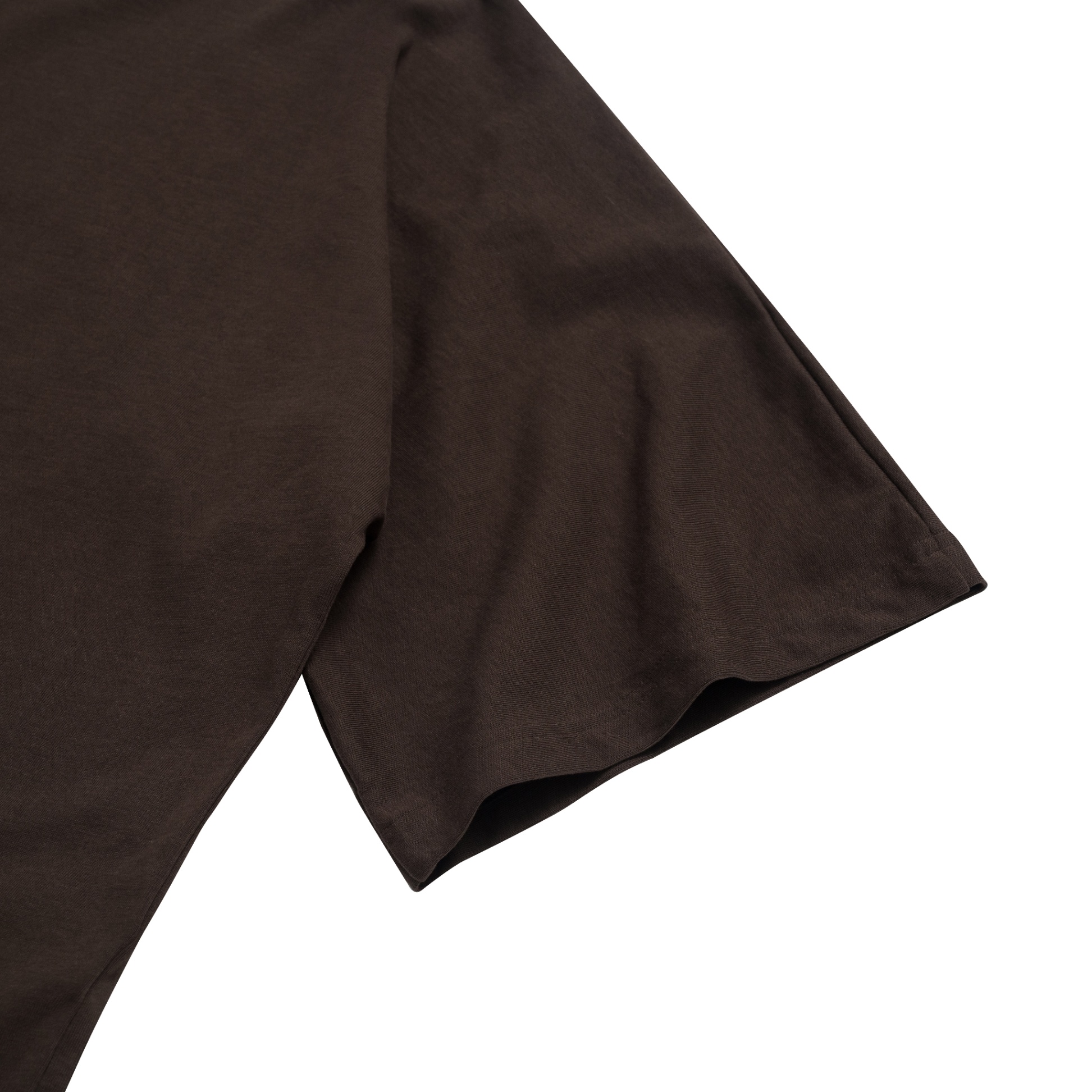 BEUTER® SPIRITUAL ADVISOR BROWN OFF SHOULDER T-SHIRT