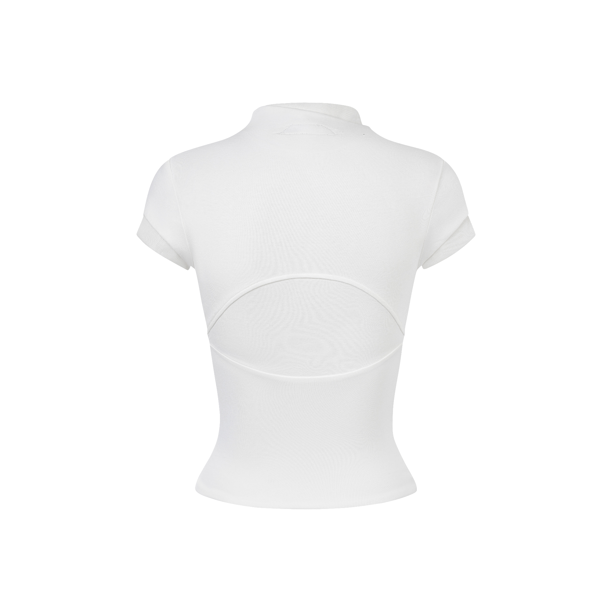 BEUTER® WMNS WHITE IVORY HALF ZIP TOP