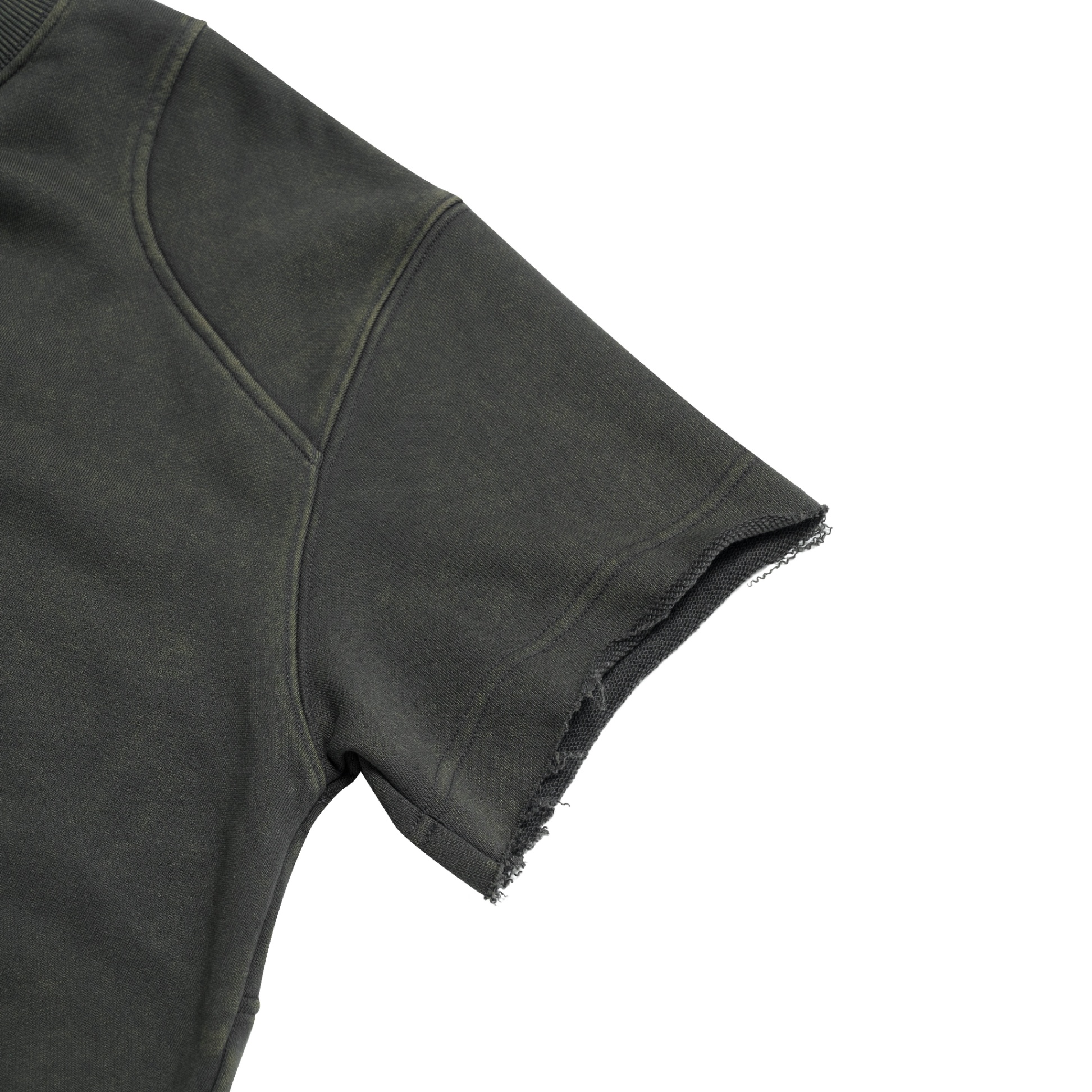 BEUTER® DARK BROWN PLEATED T-SHIRT