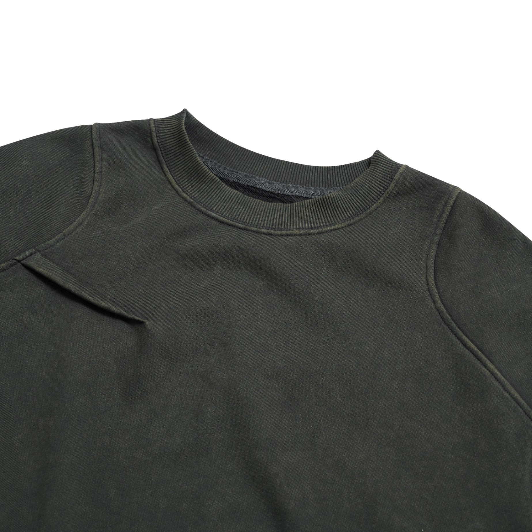BEUTER® DARK BROWN PLEATED T-SHIRT