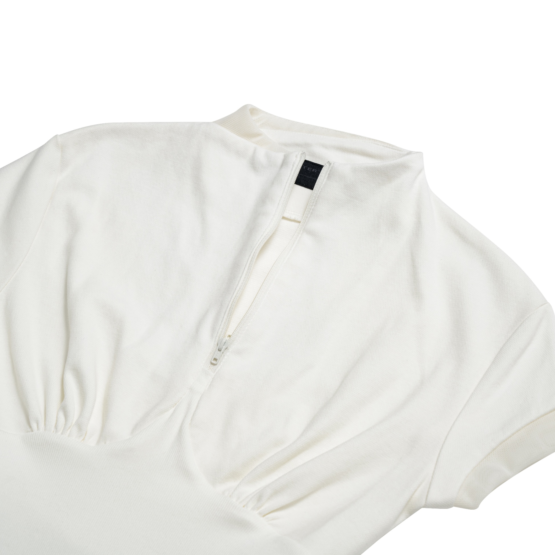 BEUTER® WMNS WHITE IVORY HALF ZIP TOP