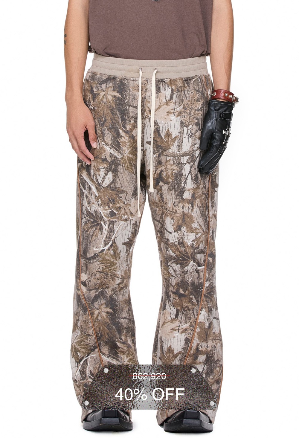 BEUTER® FLARE SWEATPANTS - CAMO