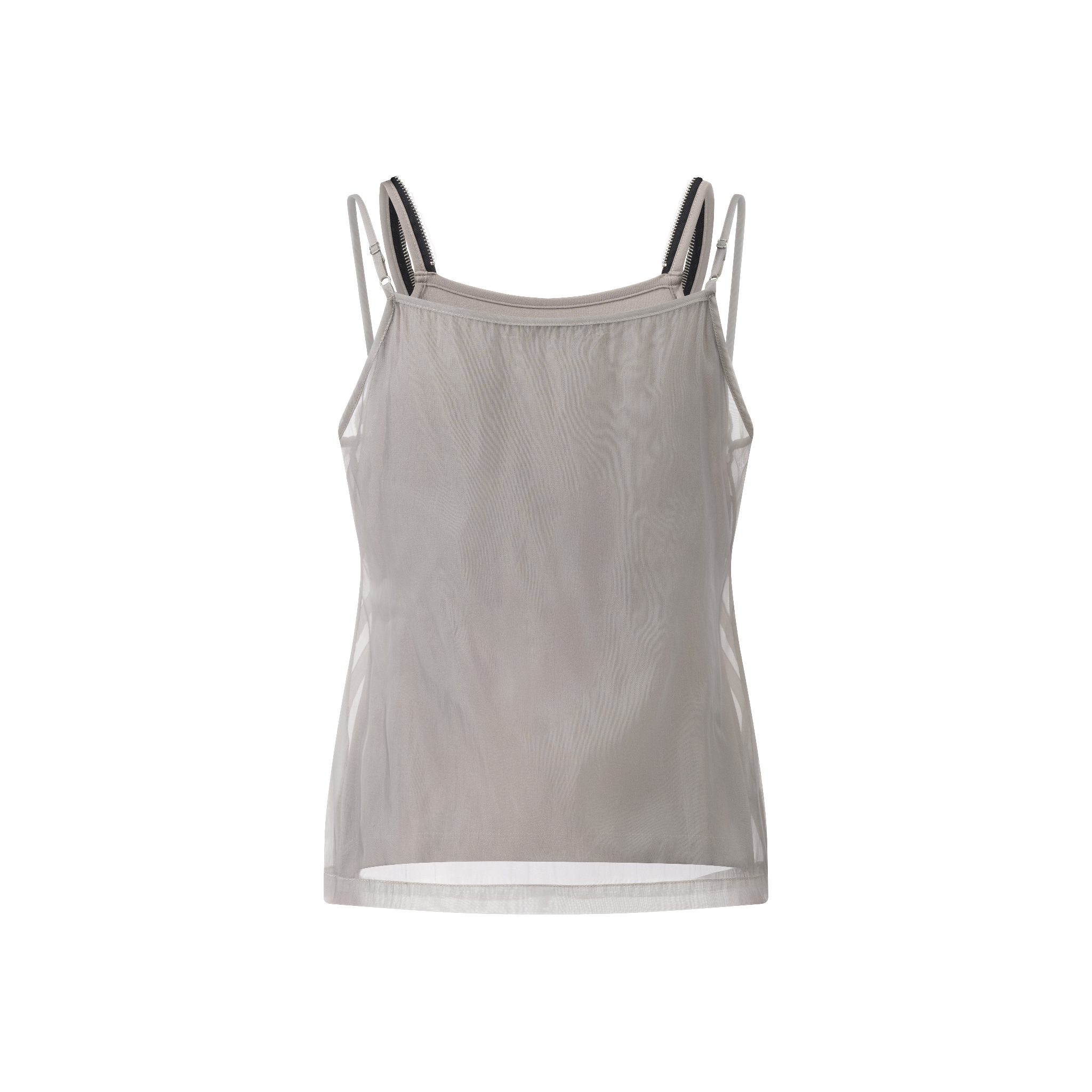 BEUTER® WMNS MIST GREY DOUBLE LAYER TANK TOP