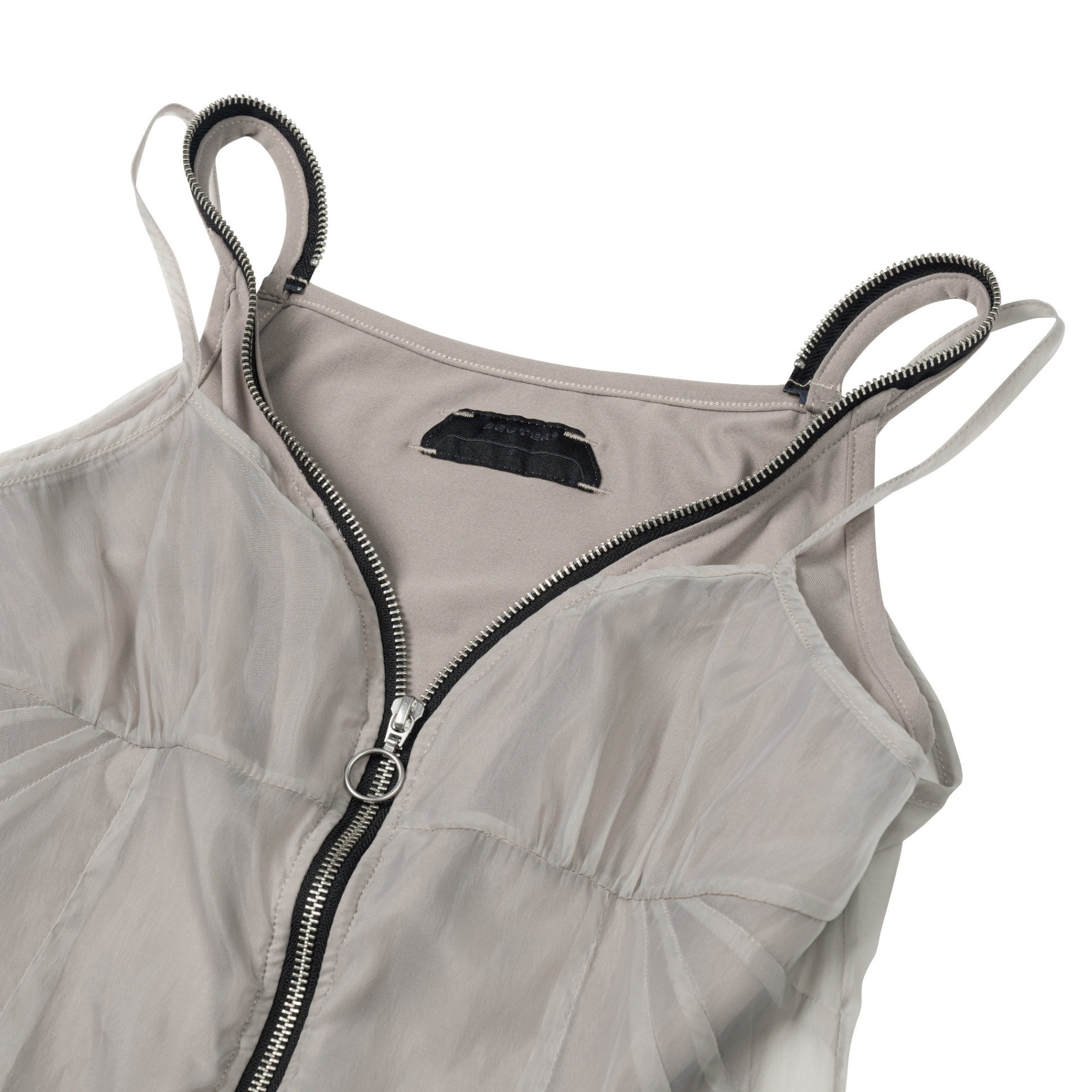 BEUTER® WMNS MIST GREY DOUBLE LAYER TANK TOP