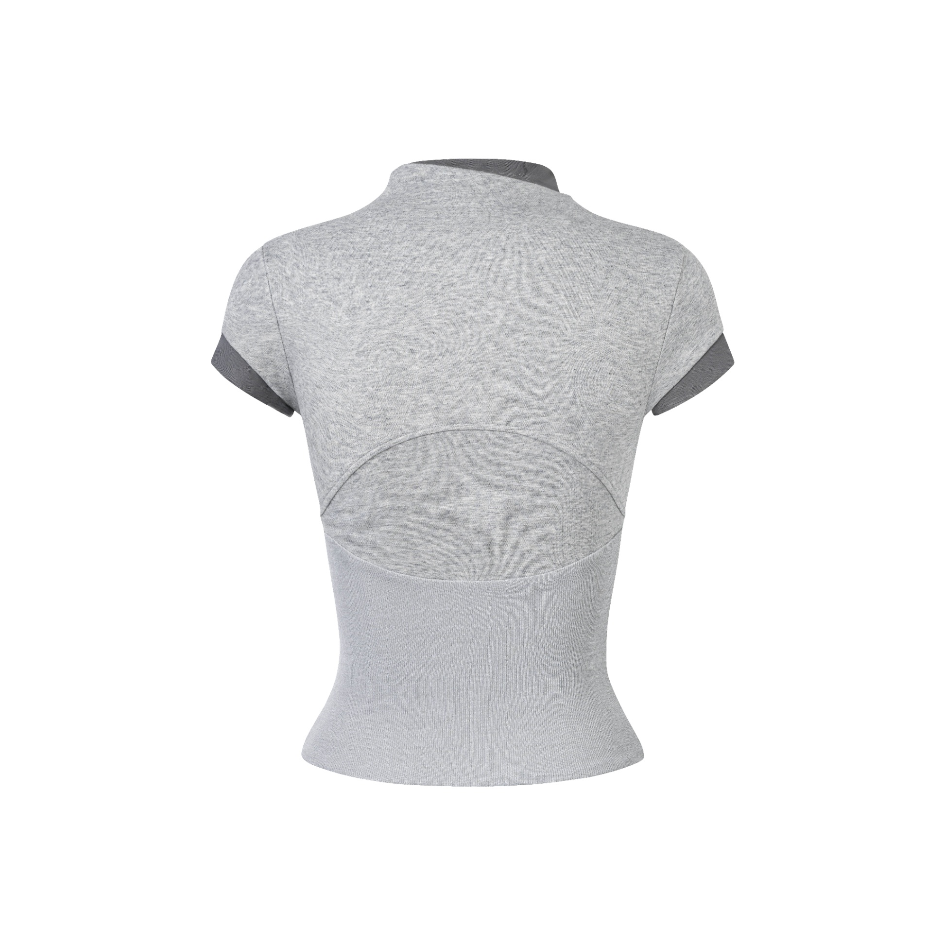 BEUTER® WMNS GREY HALF ZIP TOP