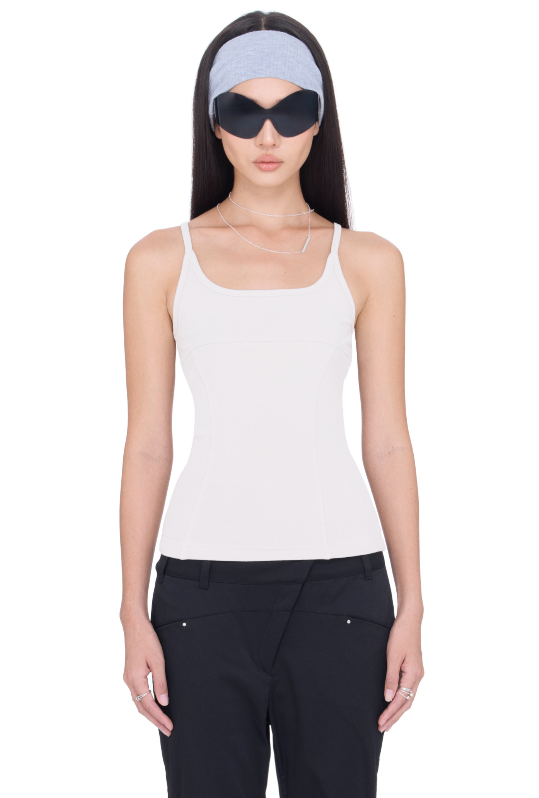 BEUTER® WMNS OFF-WHITE TANK TOP - WHITE