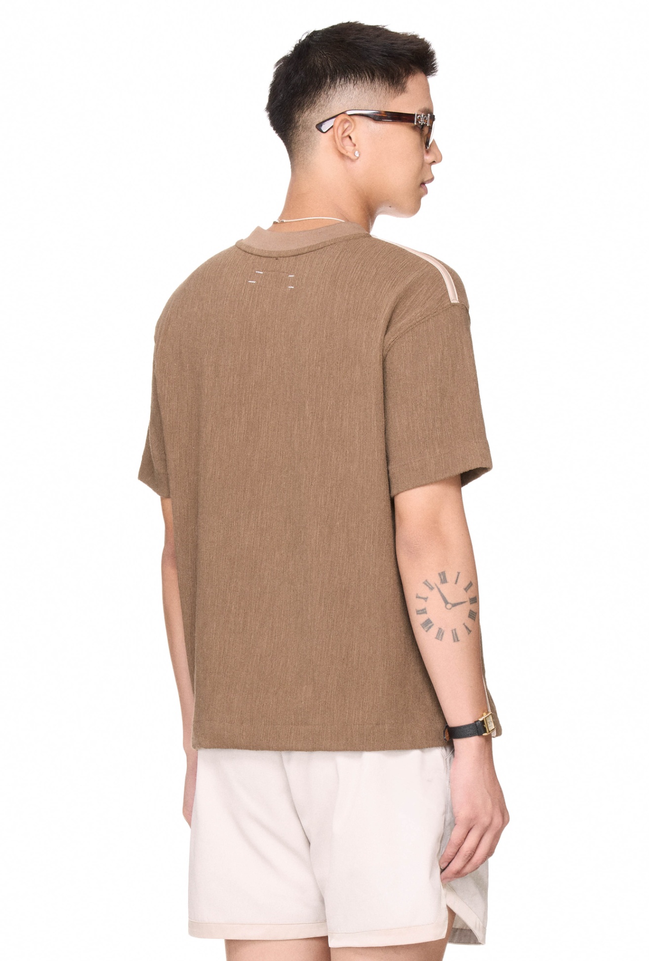 BEUTER® BLACK SWAN JERSEY T-SHIRT - MOCHA