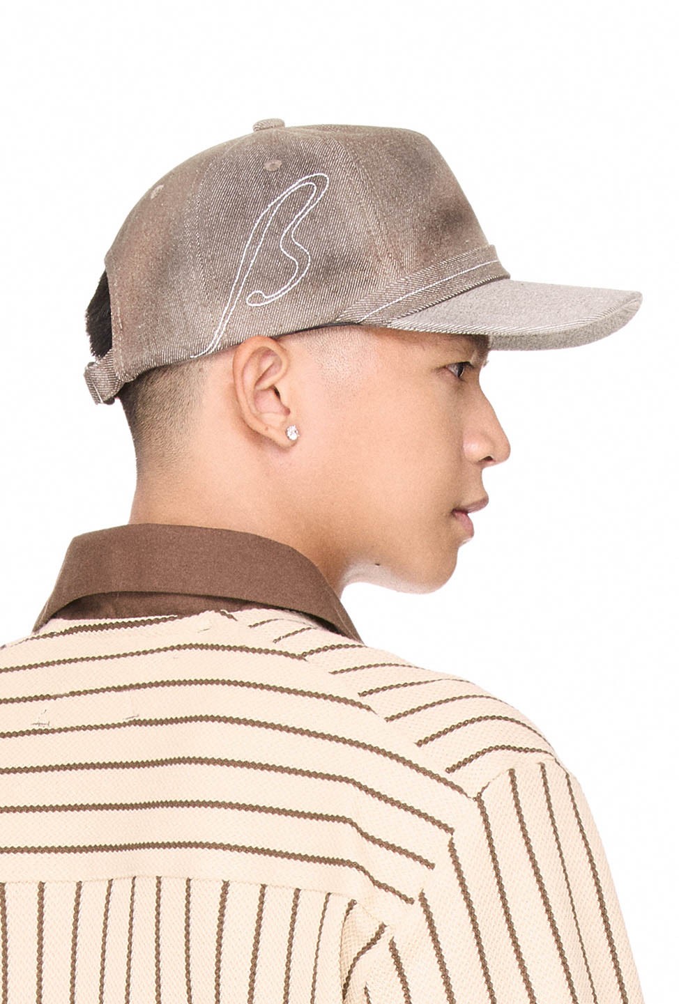 BEUTER® EMBROIDERED BASEBALL CAP - BROWN