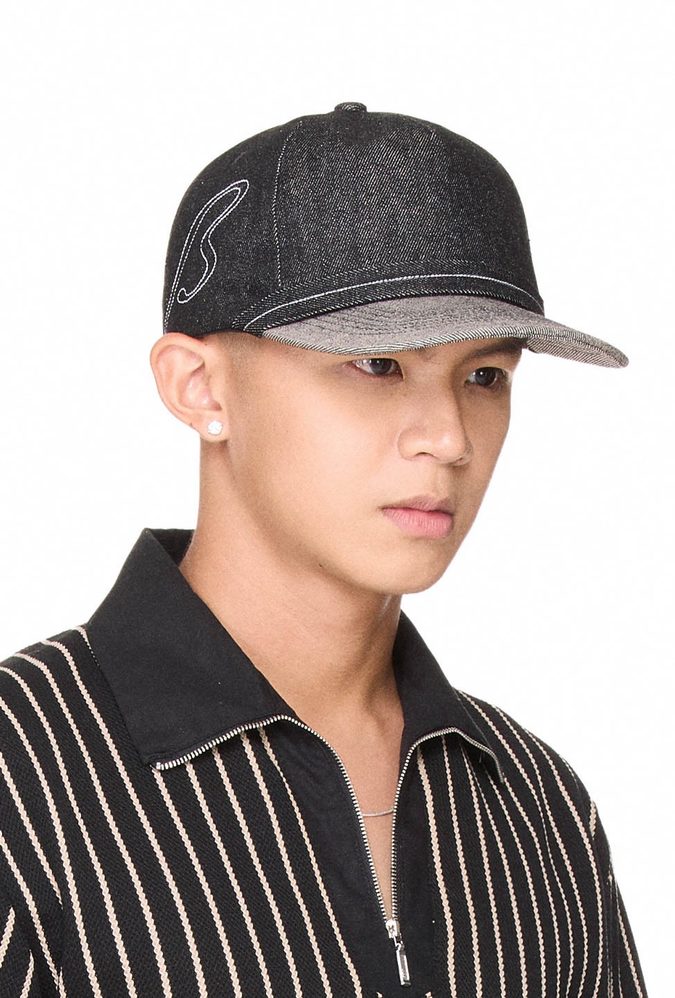 BEUTER® EMBROIDERED BASEBALL CAP - BLACK