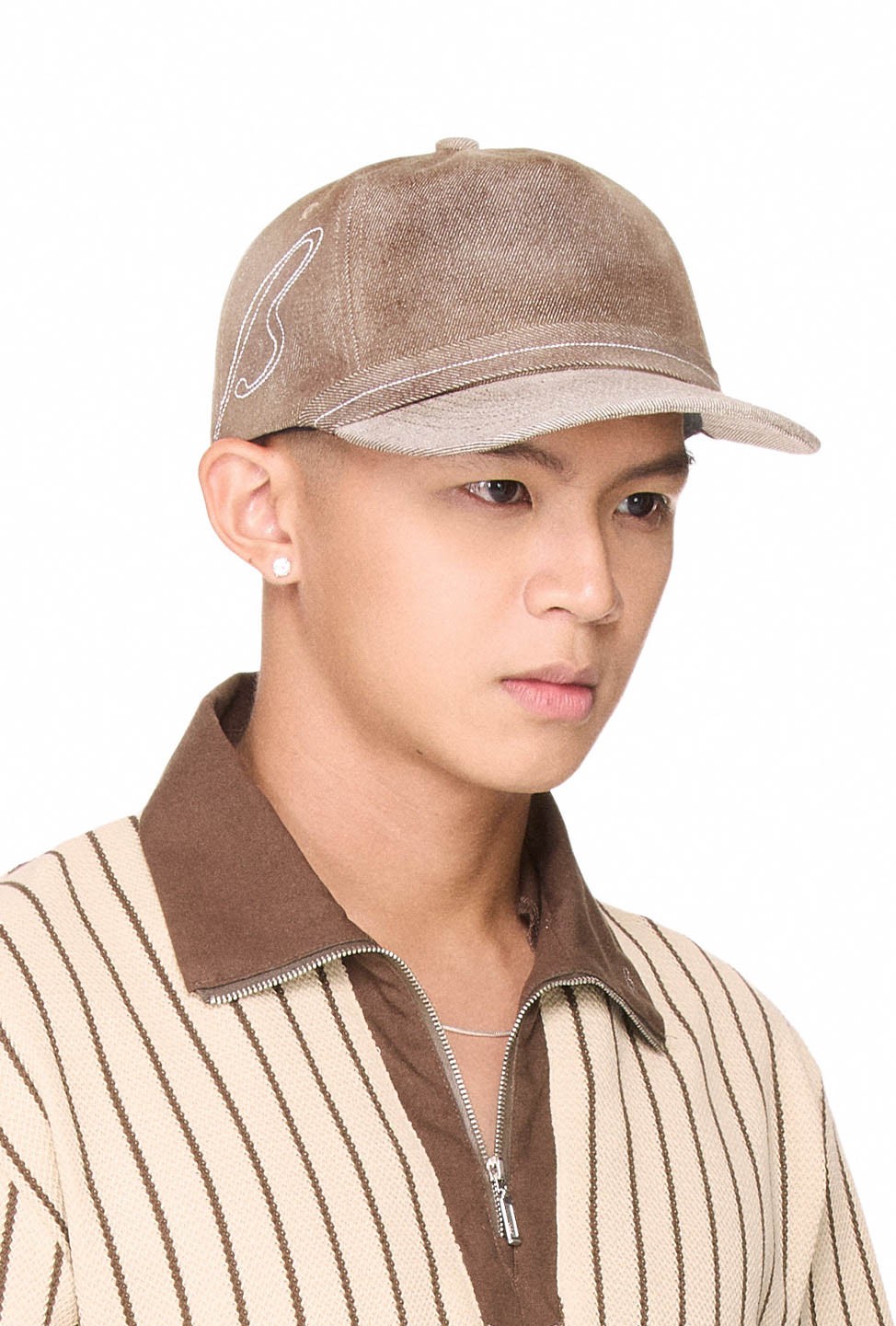 BEUTER® EMBROIDERED BASEBALL CAP - BROWN
