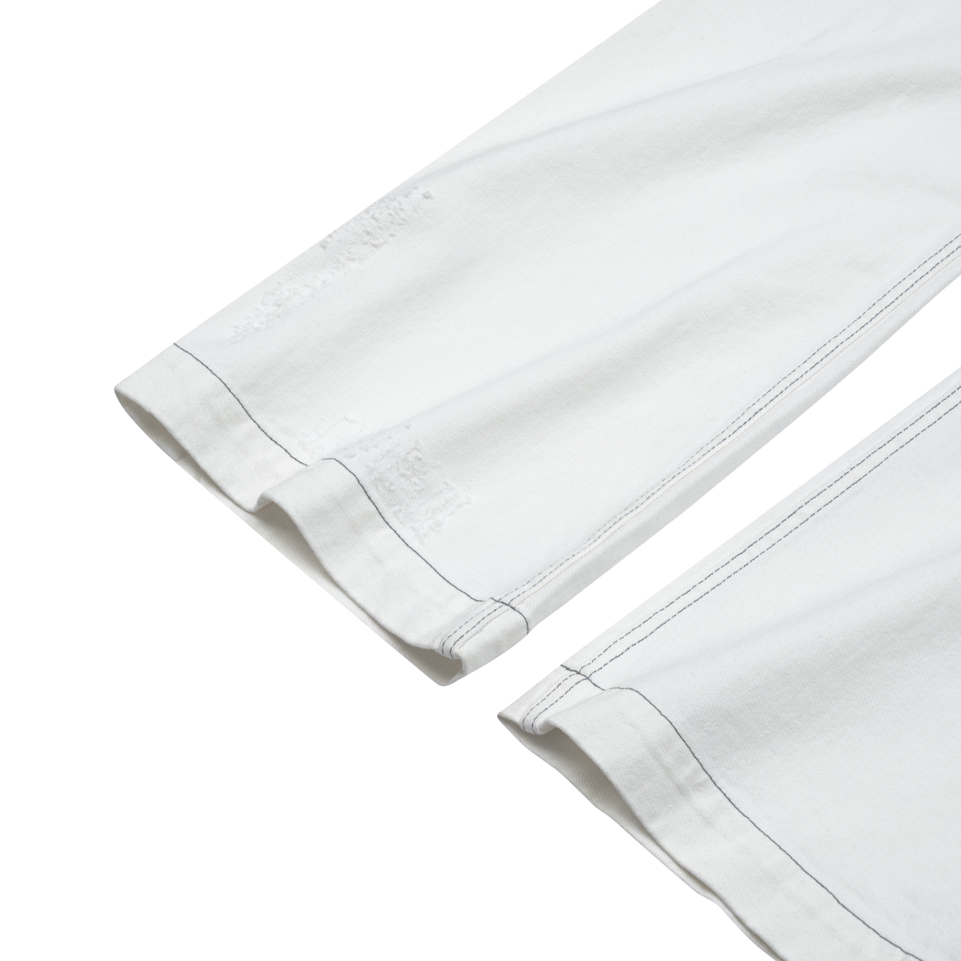 BEUTER® FLARE RAW DENIM JEANS - OFF-WHITE