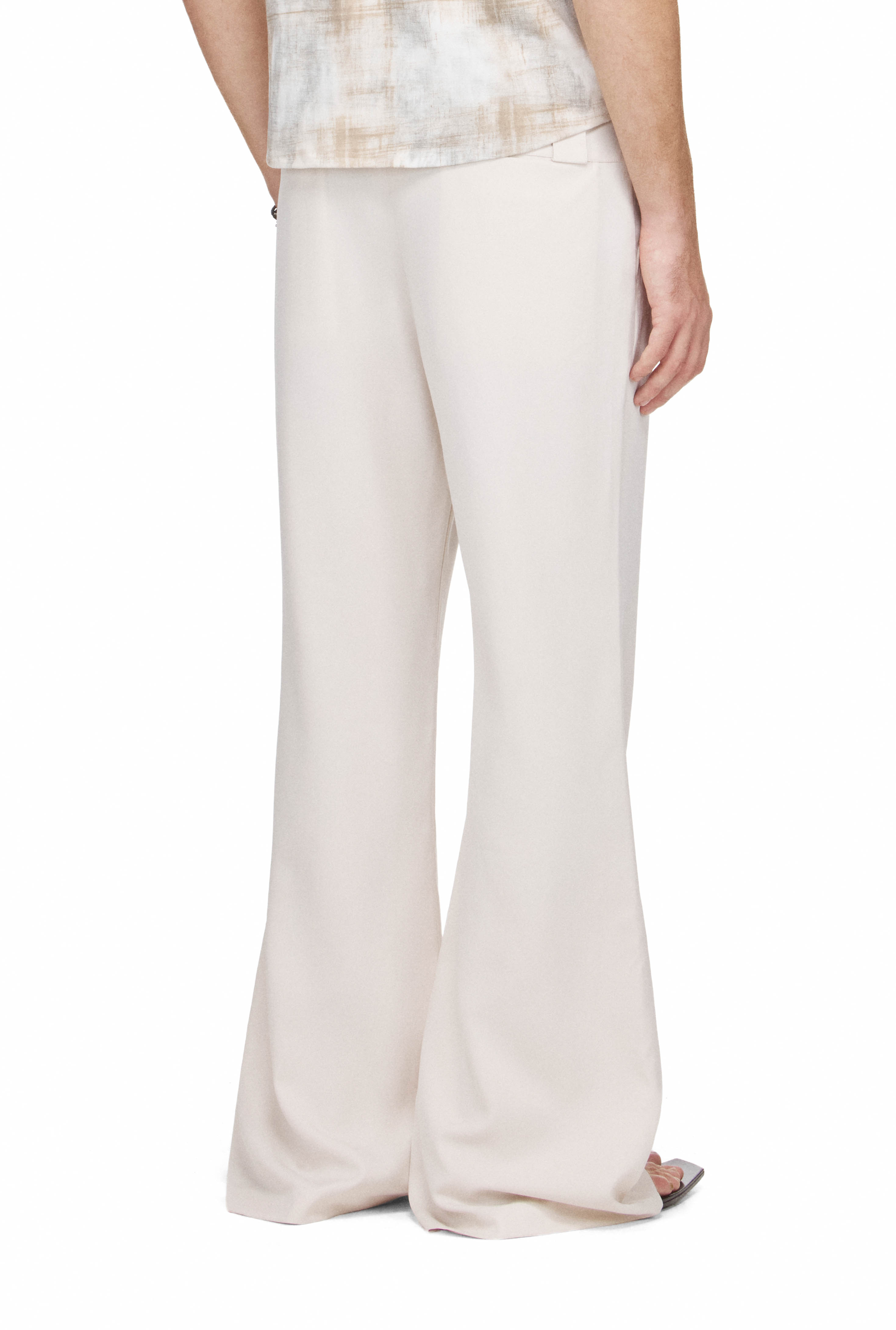 BEUTER® DOUBLE-WAIST FLARE PANTS - TAUPE