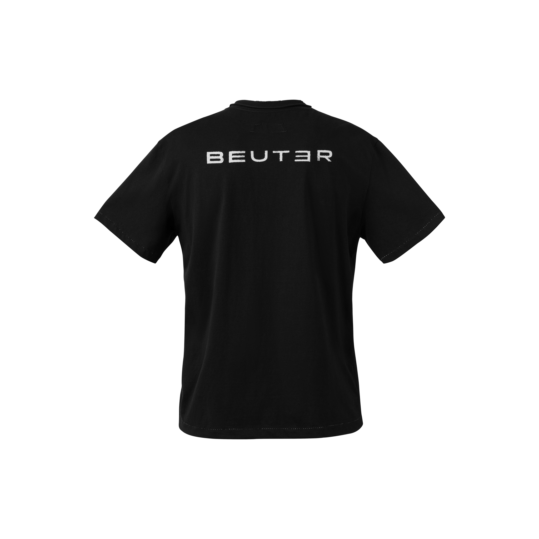 BEUTER® MS “B-shell” LOOSE T-SHIRT - BLACK