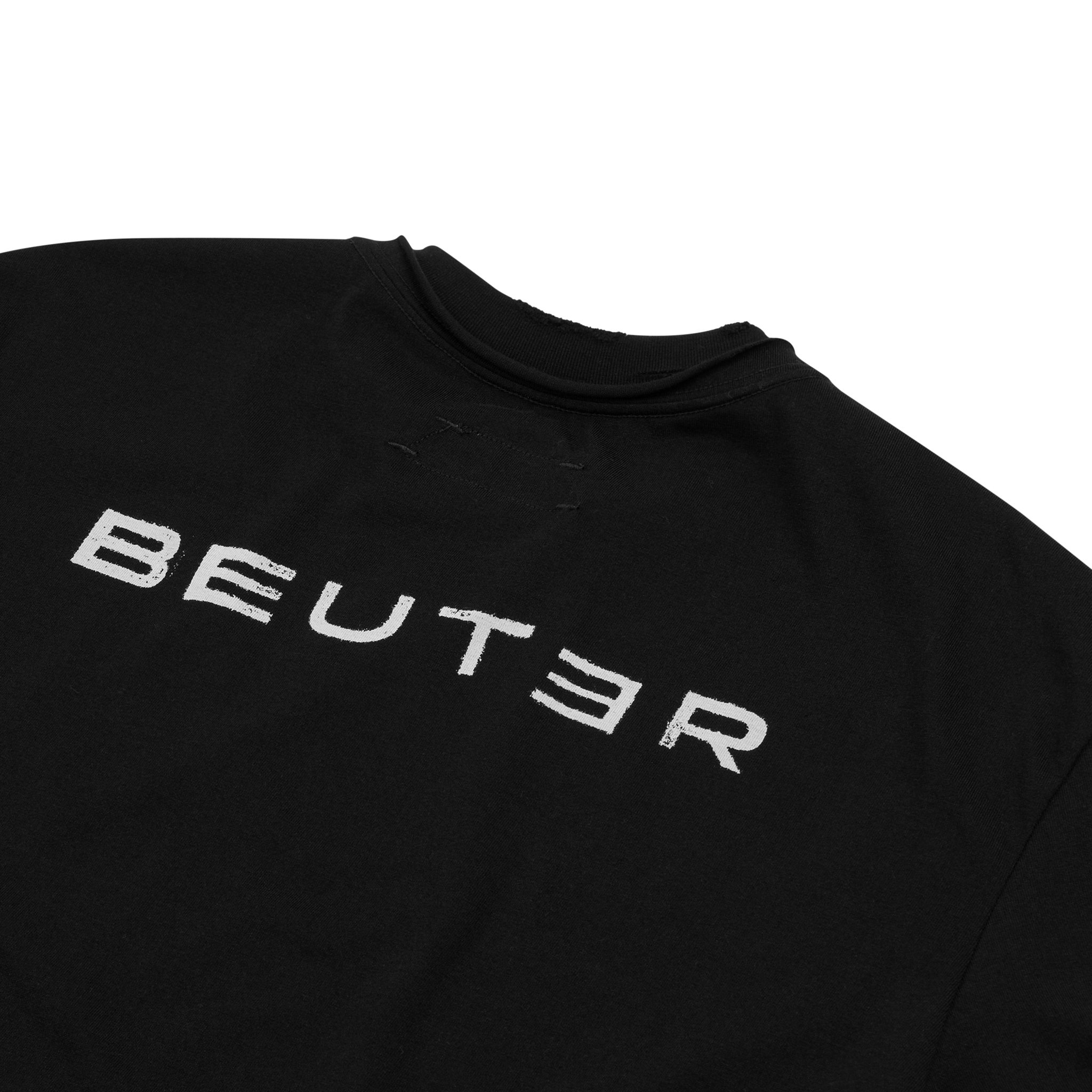 BEUTER® MS “B-shell” LOOSE T-SHIRT - BLACK