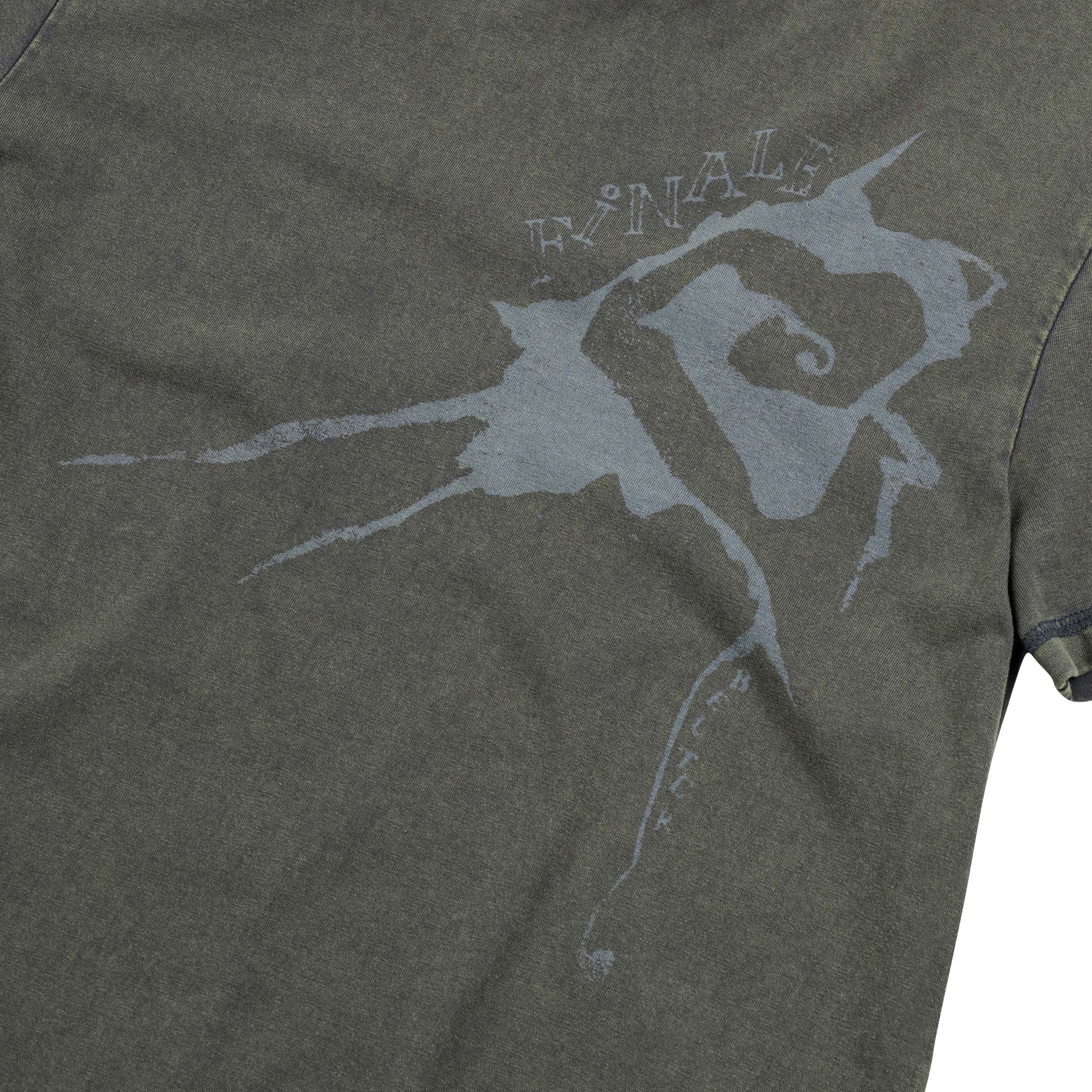 BEUTER® MS DISTRESSED ‘Finale Ink Splash’ T-SHIRT - DARK GREY