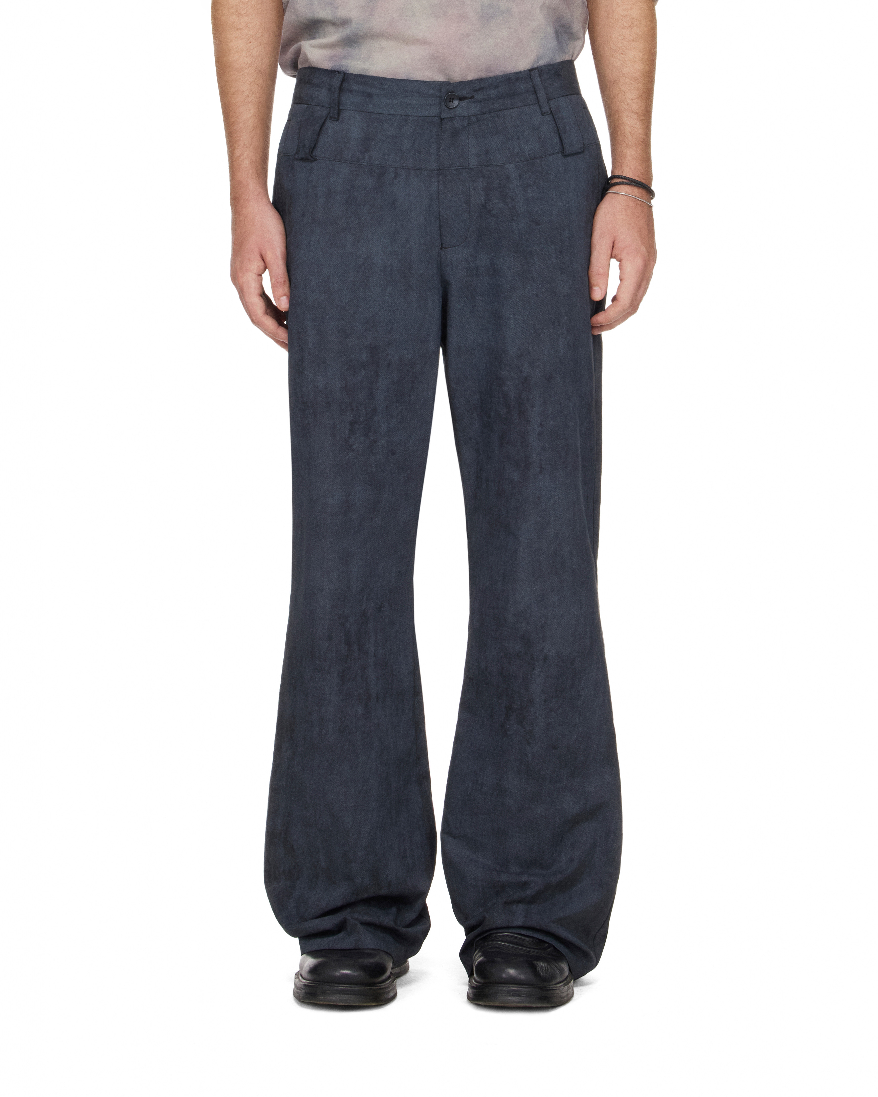 BEUTER® DOUBLE-WAIST FLARE PANTS - NAVY