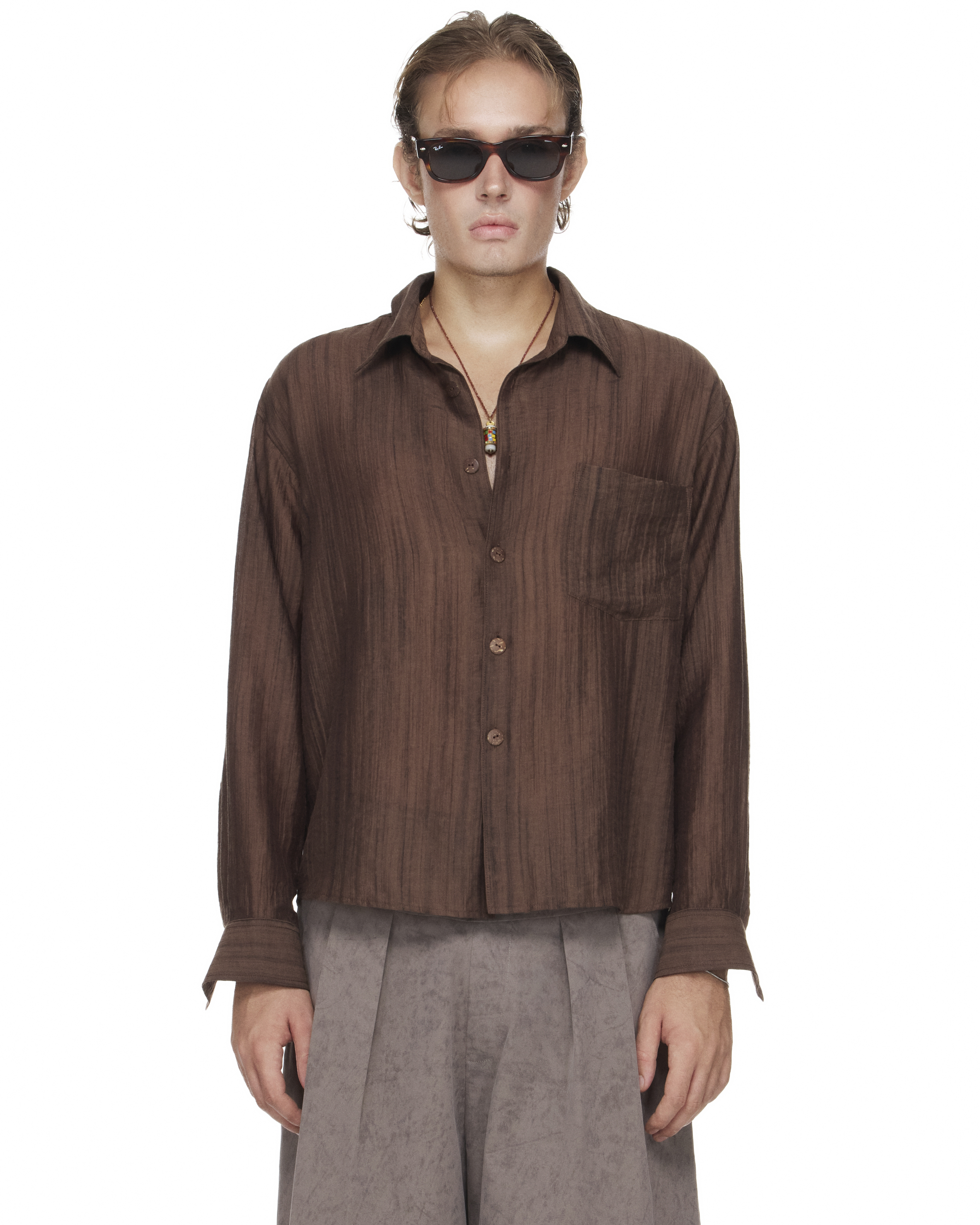 BEUTER® MS RELAXED SHIRT - WALNUT