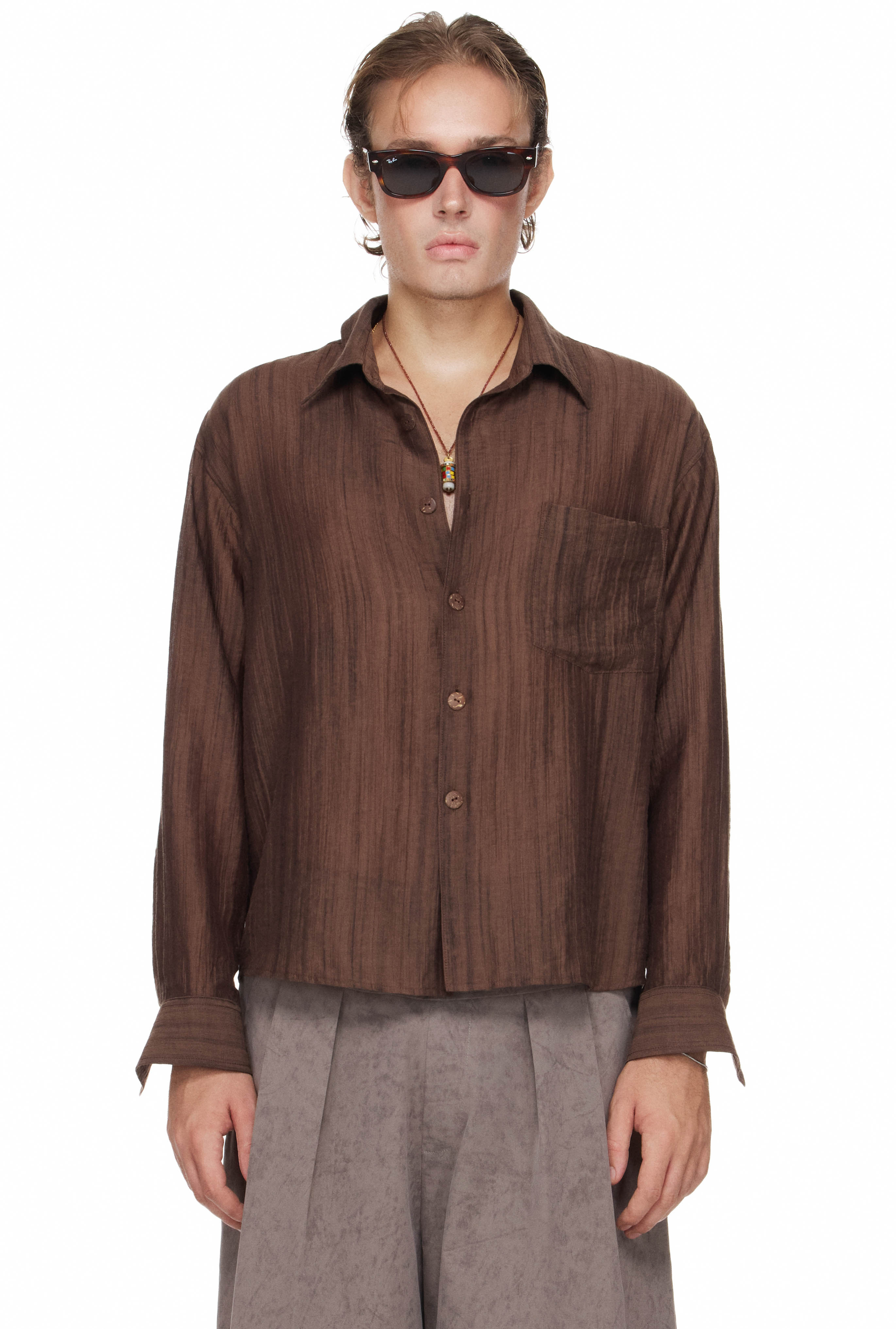 BEUTER® MS RELAXED SHIRT - WALNUT