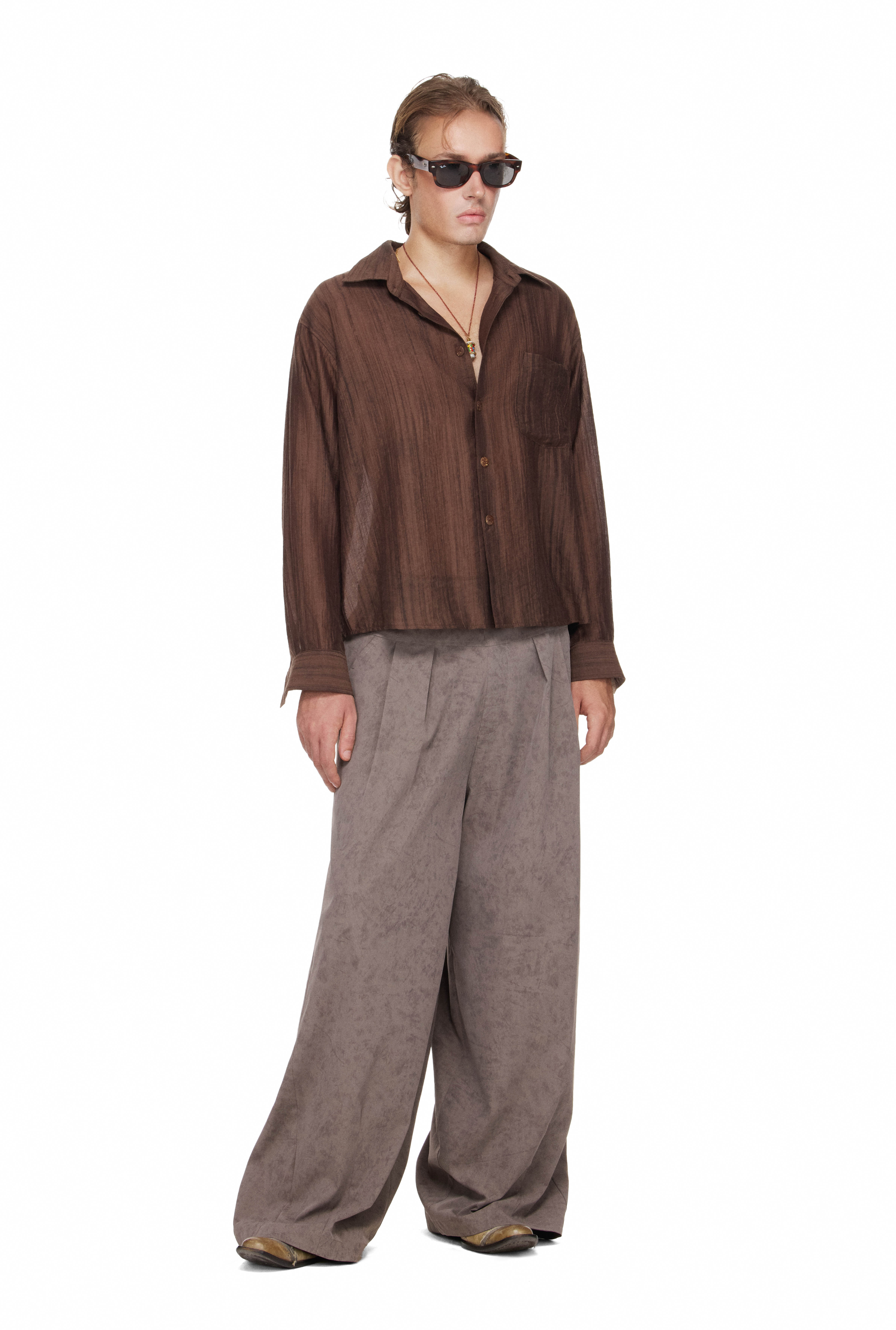 BEUTER® MS RELAXED SHIRT - WALNUT
