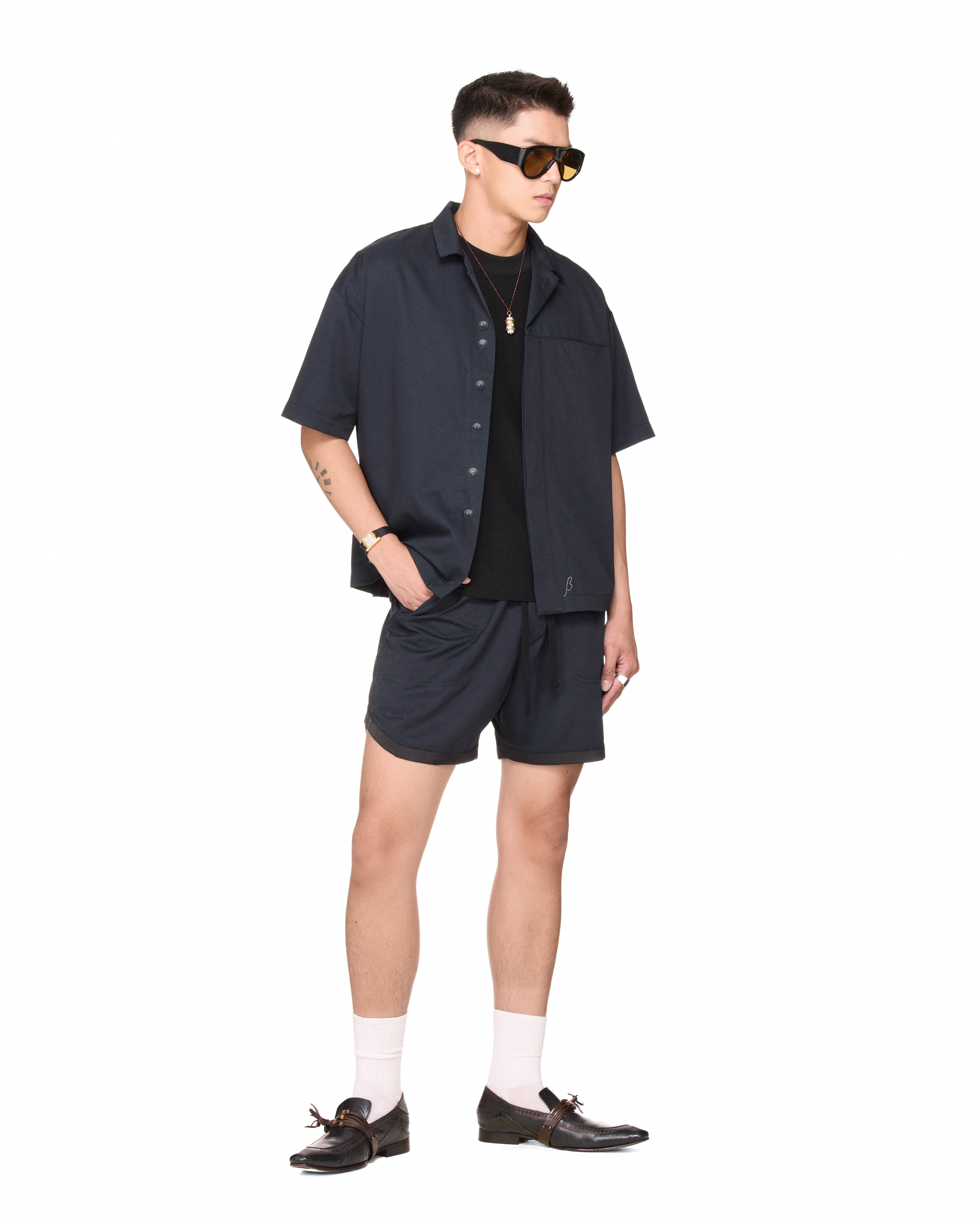 BEUTER® RINGER T-SHIRT - BLACK