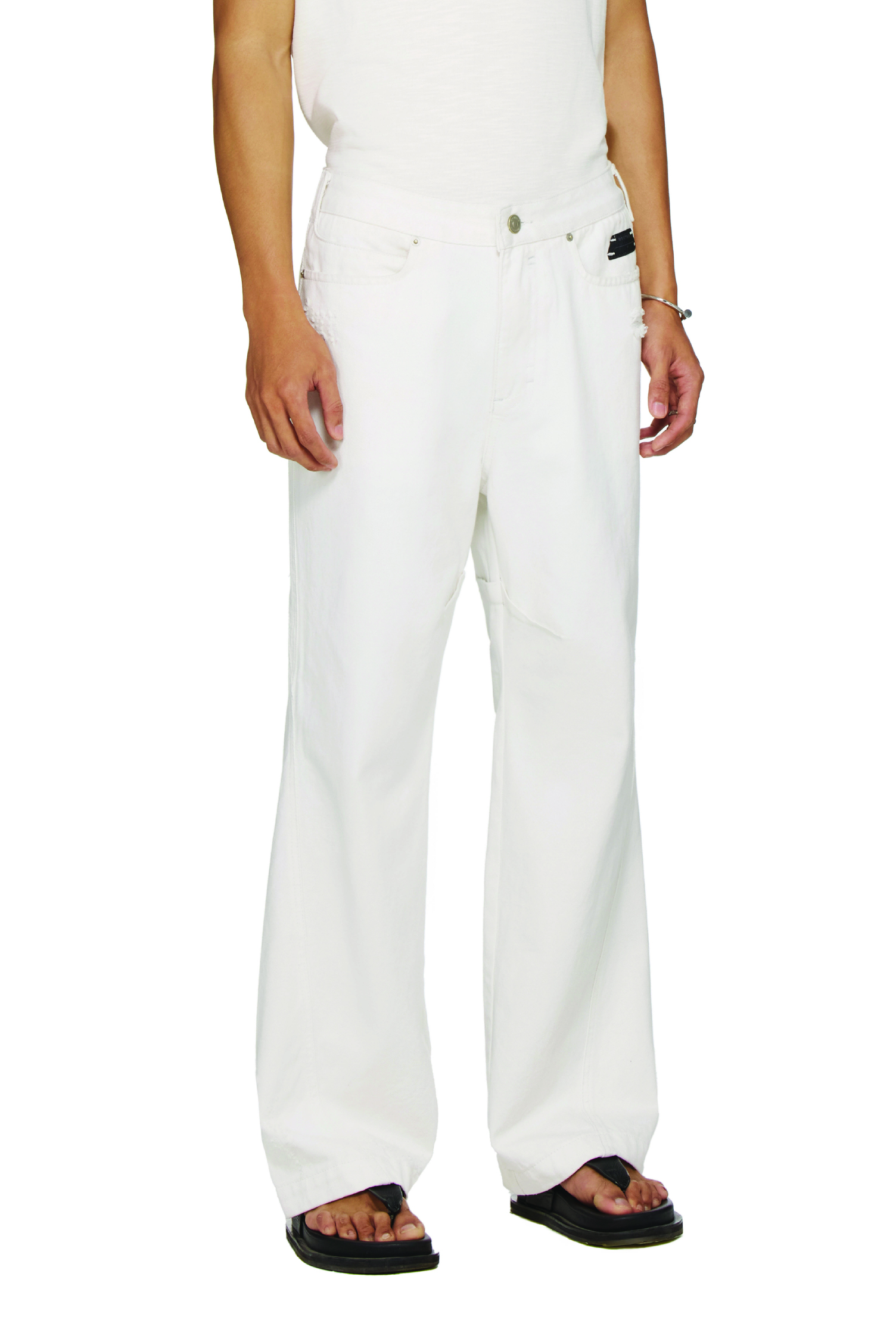 BEUTER® STRAIGHT JEANS - OFF-WHITE