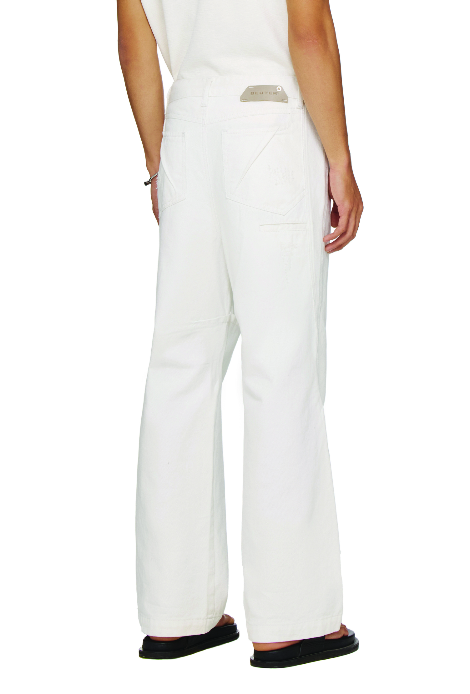 BEUTER® STRAIGHT JEANS - OFF-WHITE
