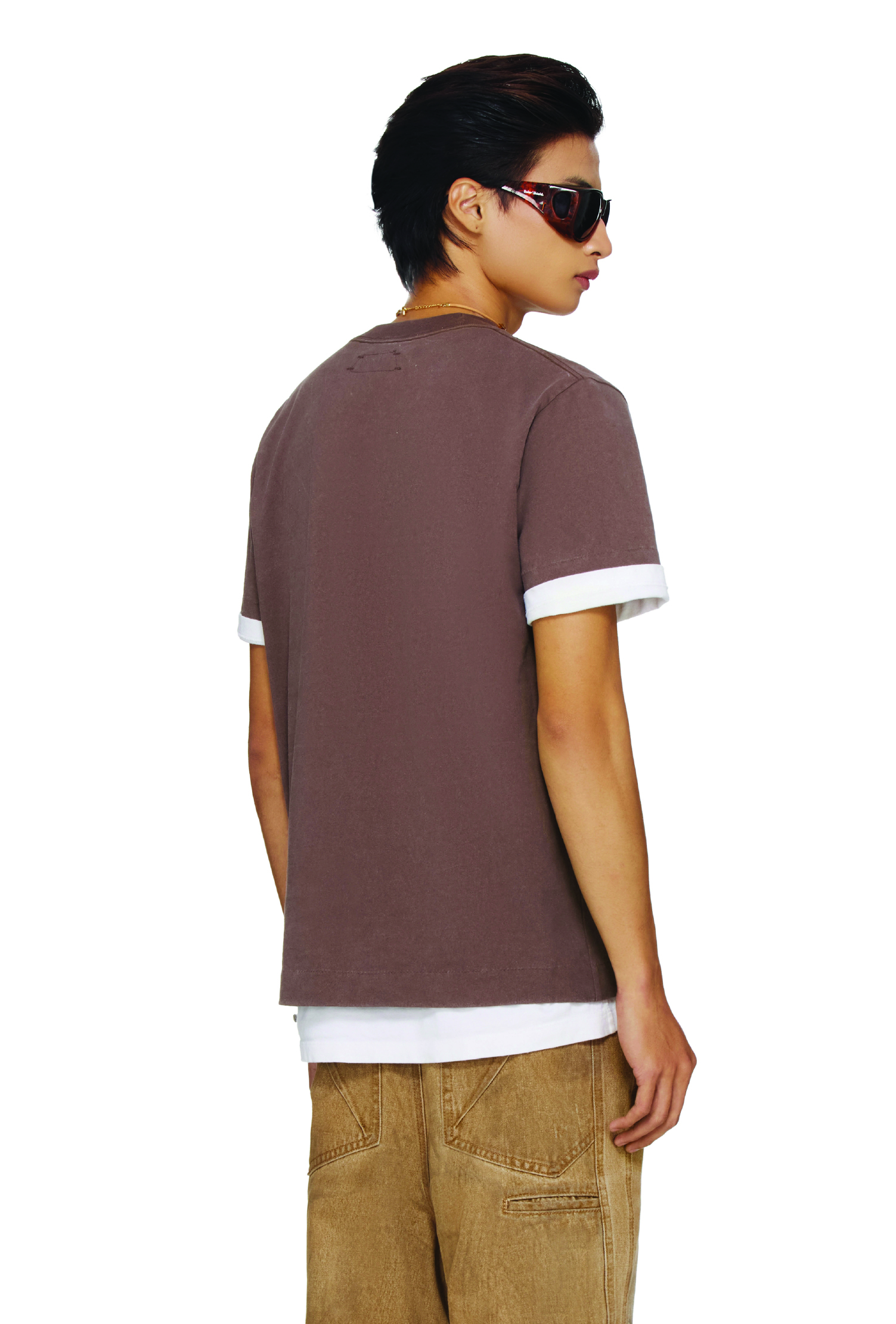 BEUTER® WASHED CLASSIC T-SHIRT - MOCHA