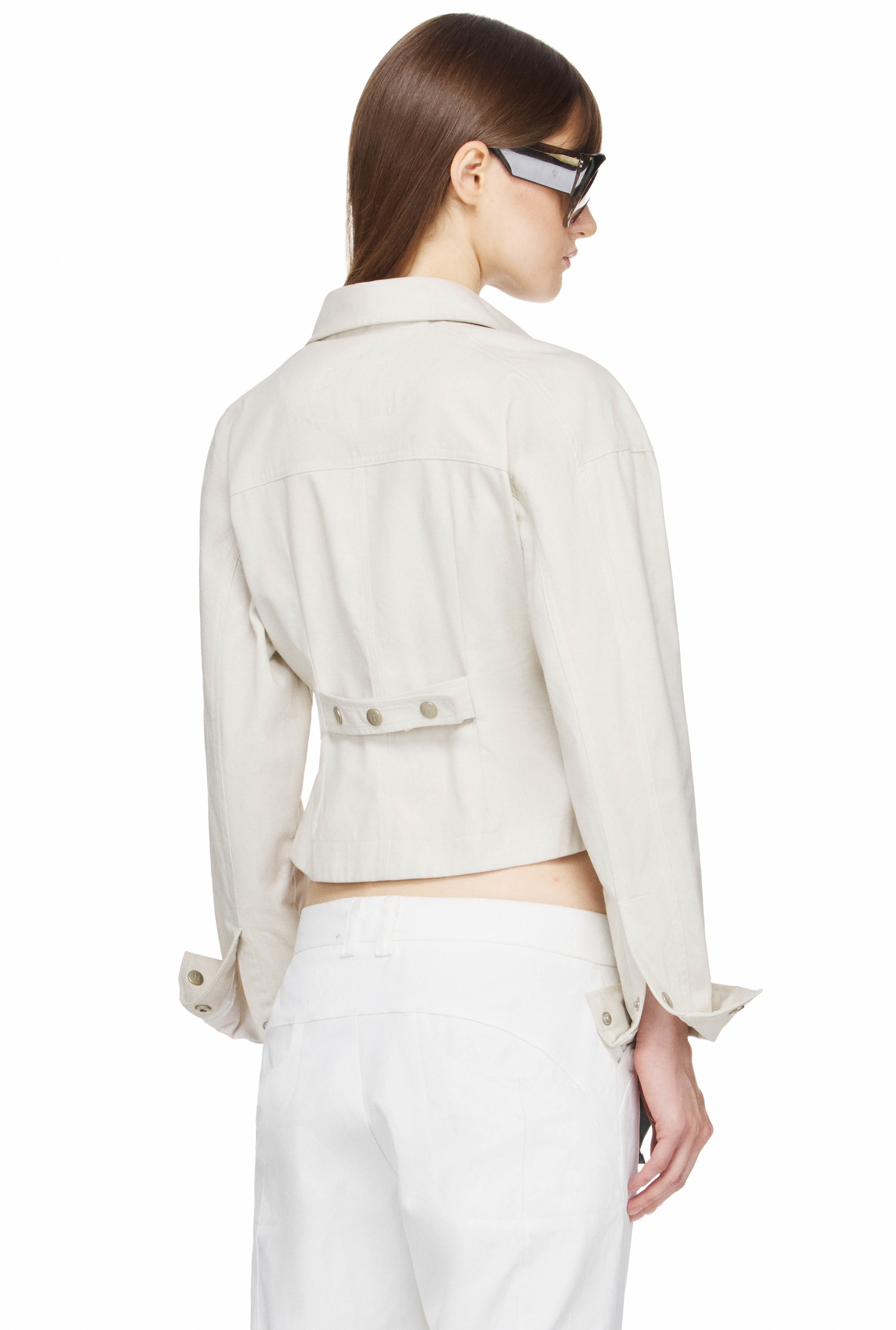 BEUTER® WMNS CORSET-WAIST BATWING JACKET - WHISPER
